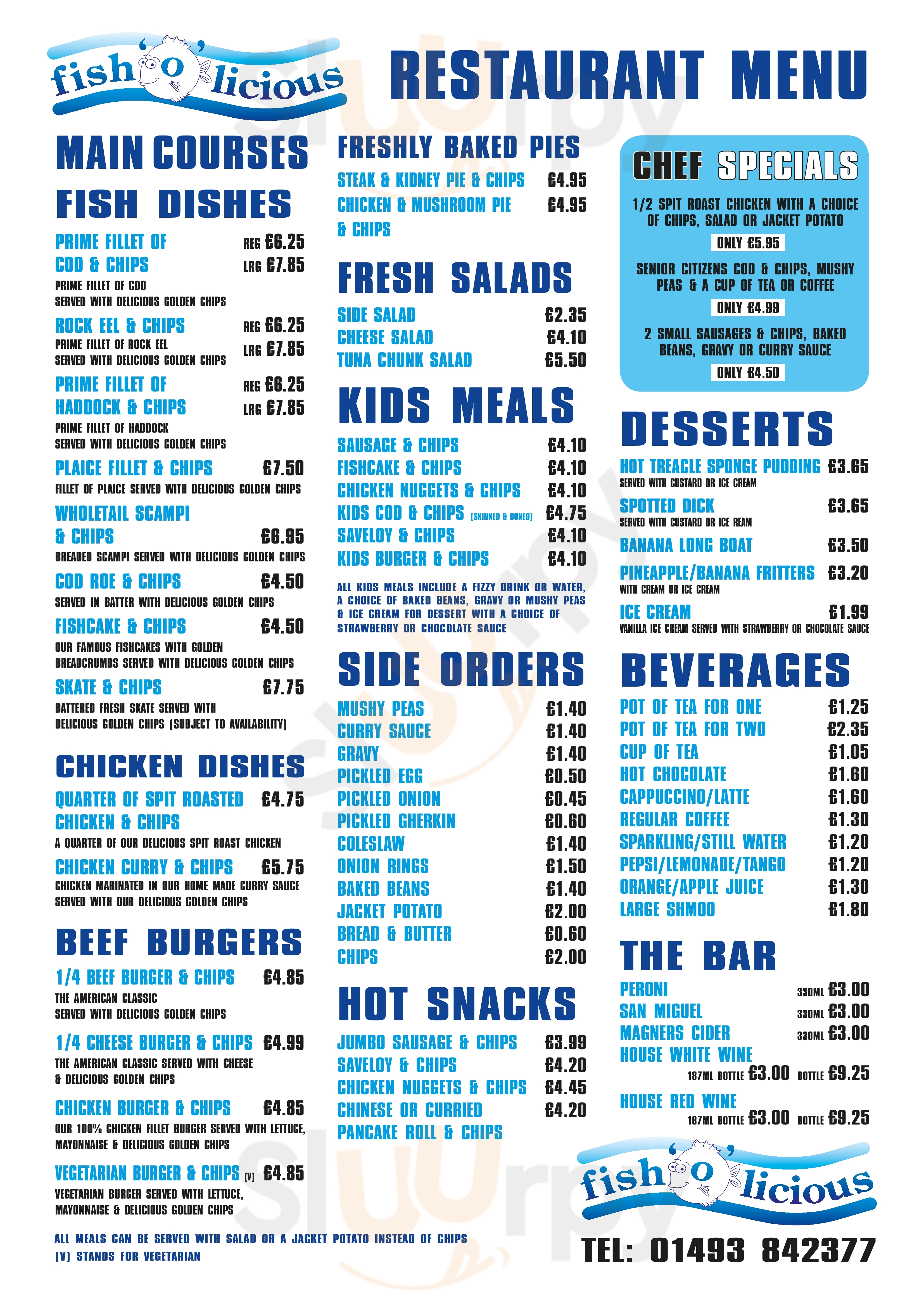 Main Menu - Fish-o-licious