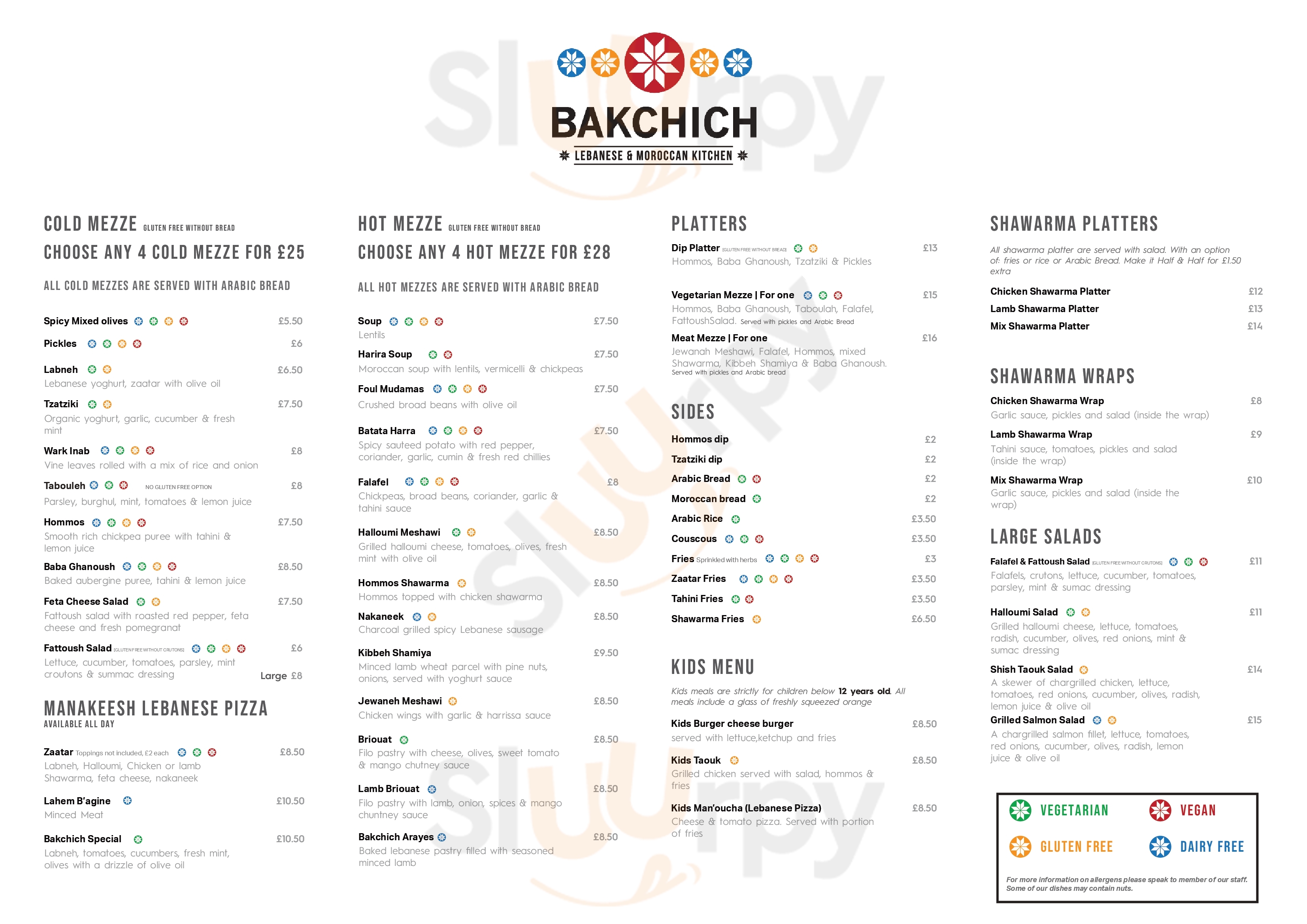 Chickpea Liverpool Menu - 1