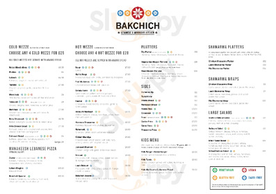 Chickpea menu