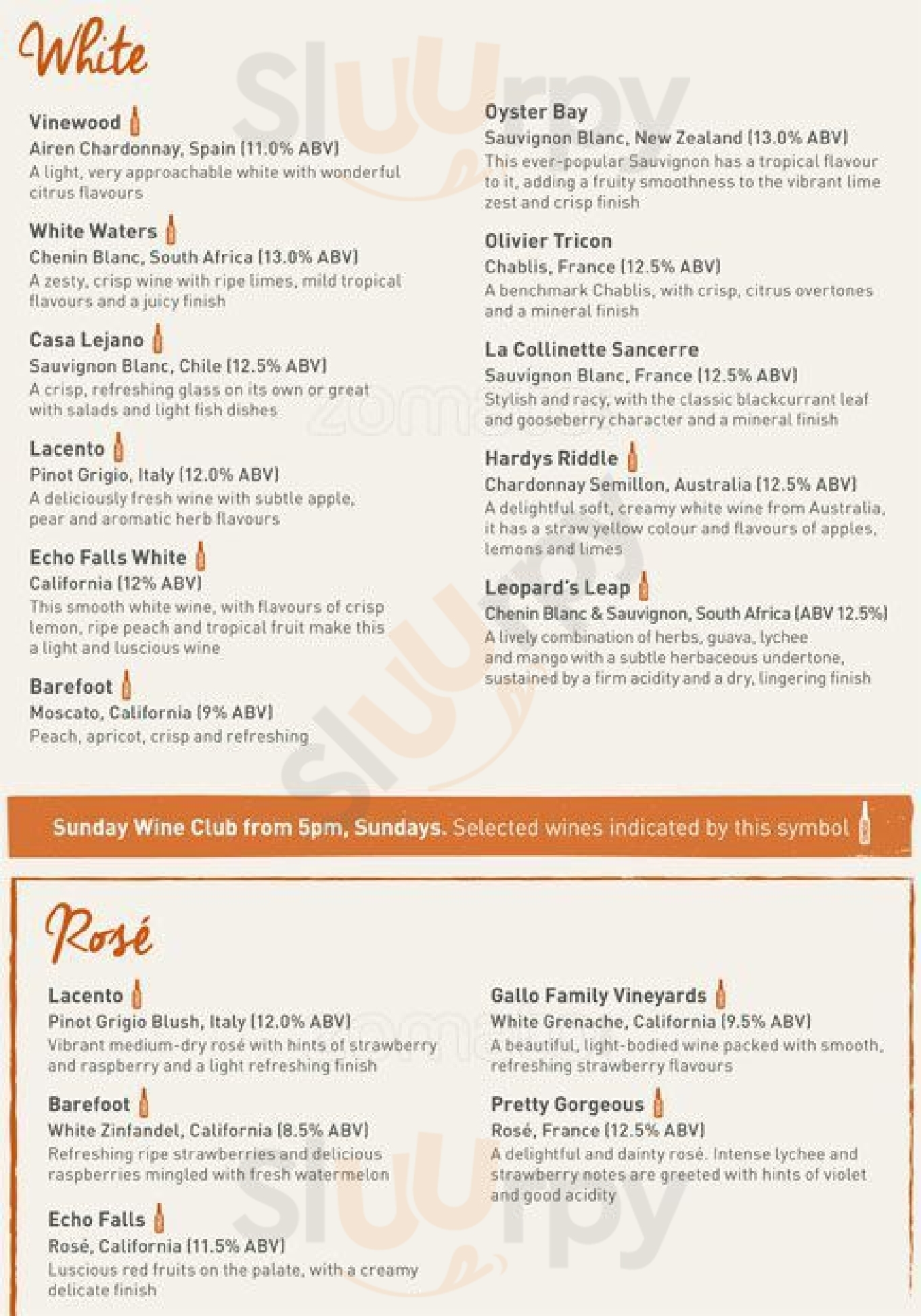 The Dog Birmingham Menu - 1