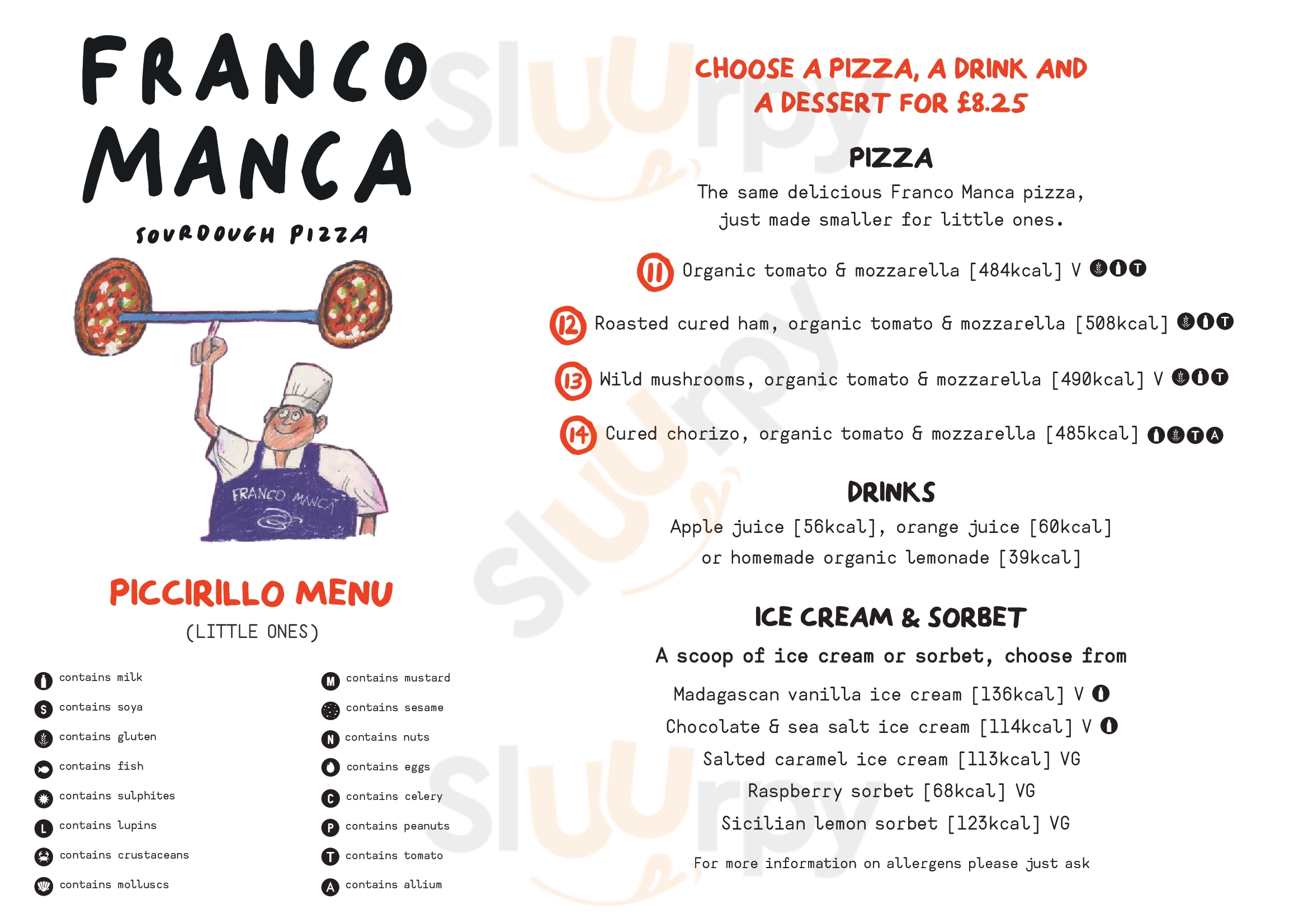 Main Menu - Blend Pizza Didsbury