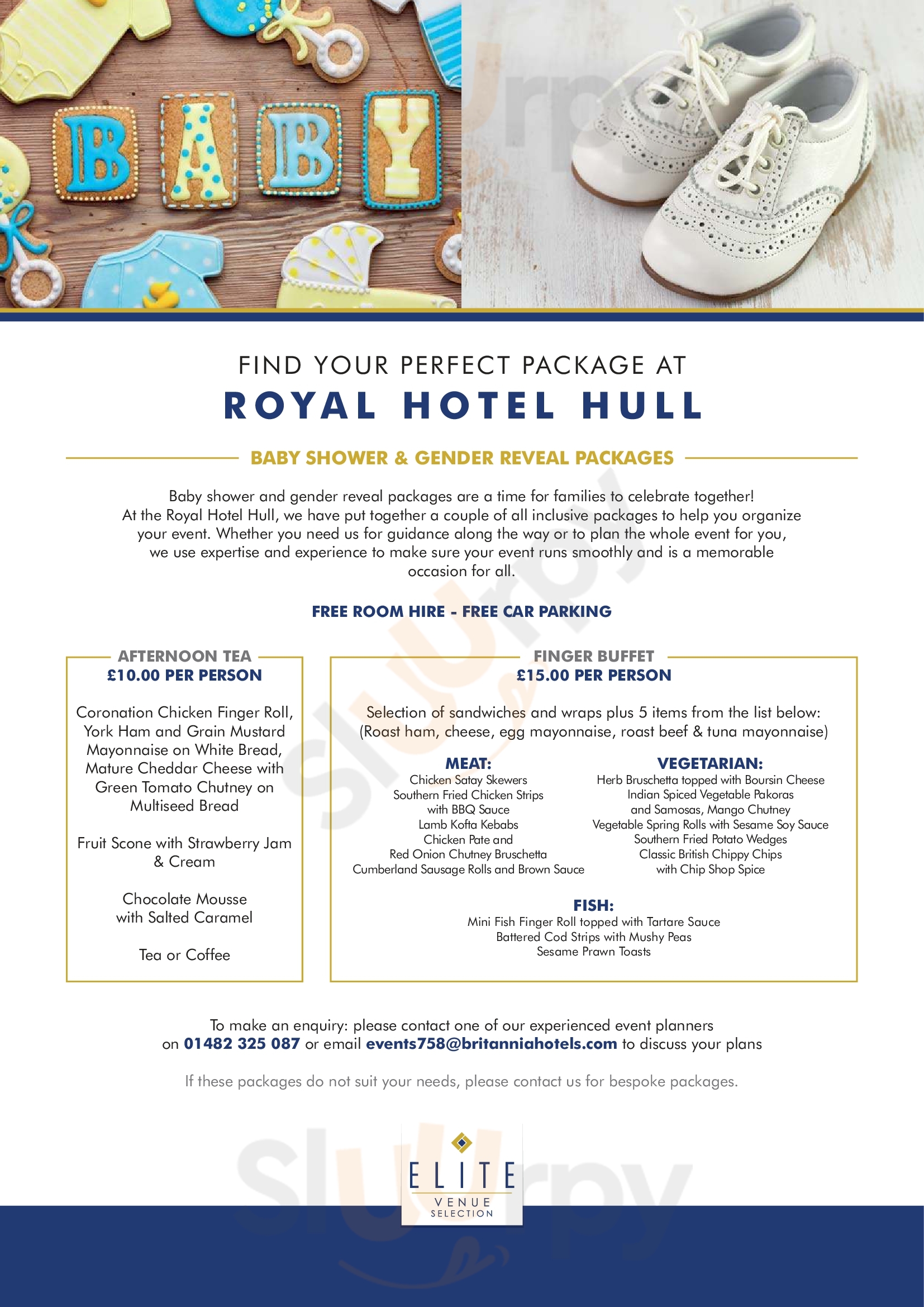 Hull Royal Hotel Restaurant Kingston-upon-Hull Menu - 1