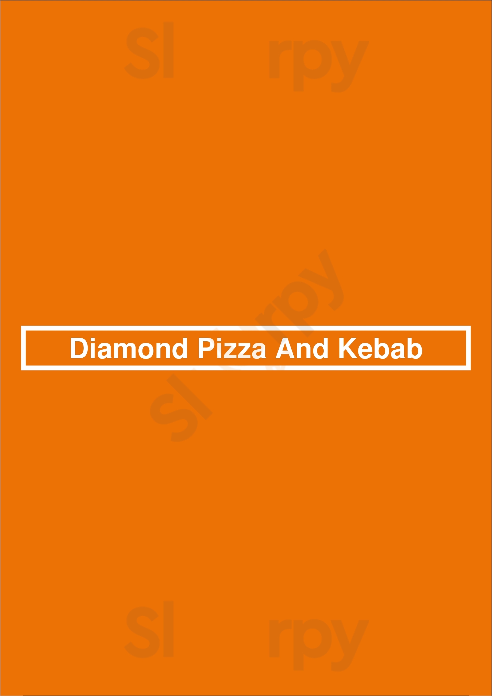 Diamond Pizza And Kebab Southampton Menu - 1