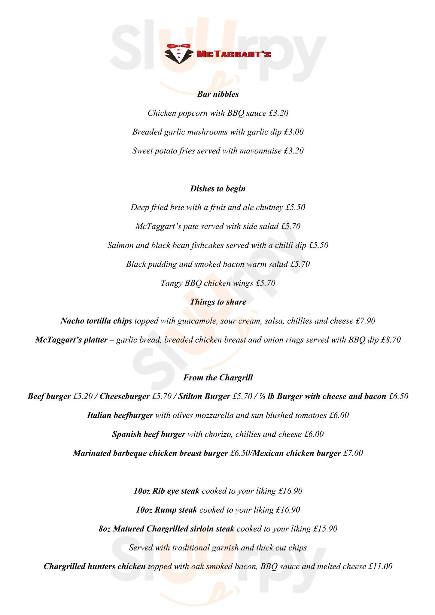 Main Menu - Mctaggarts