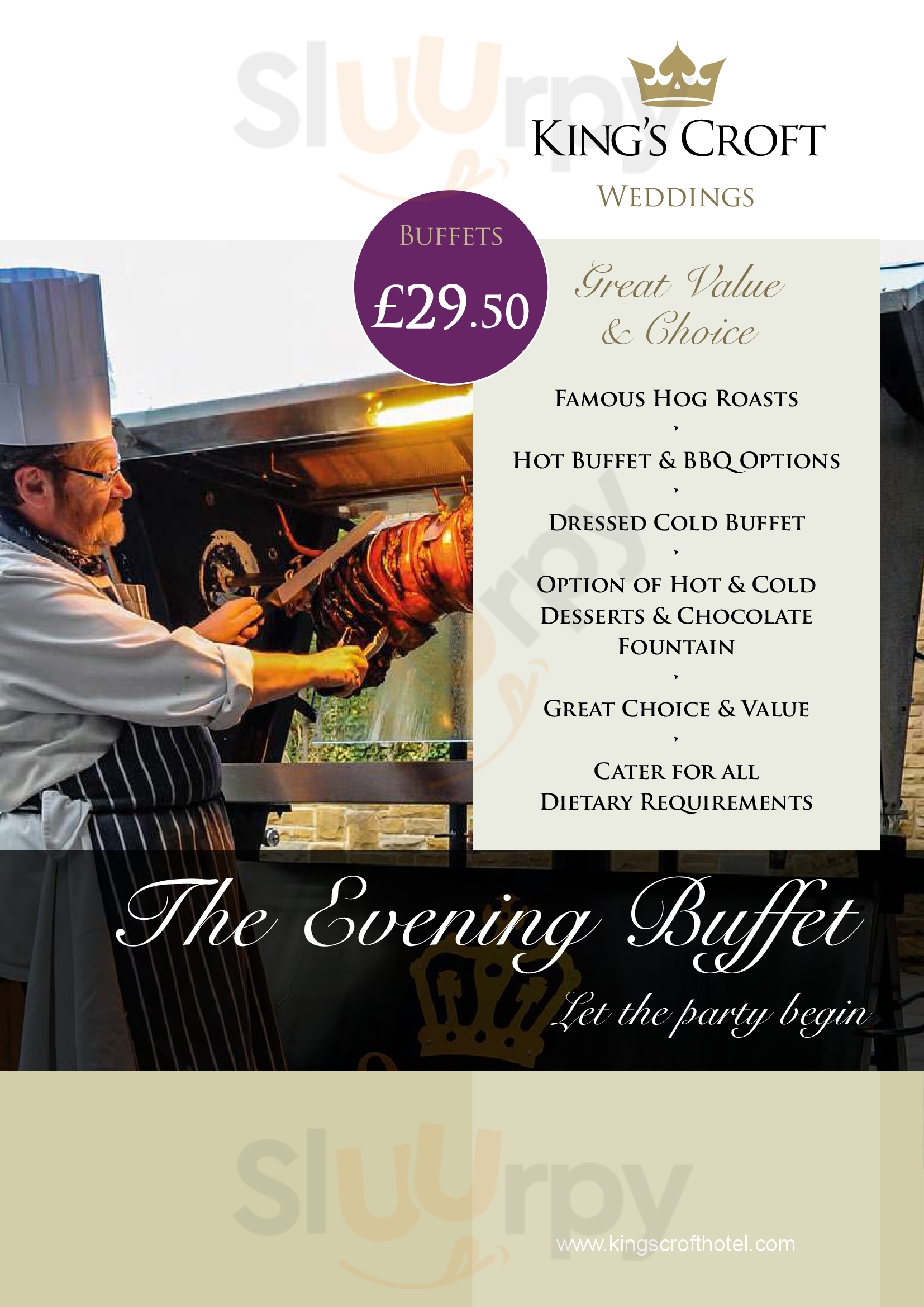 Kings Croft Hotel Pontefract Menu - 1