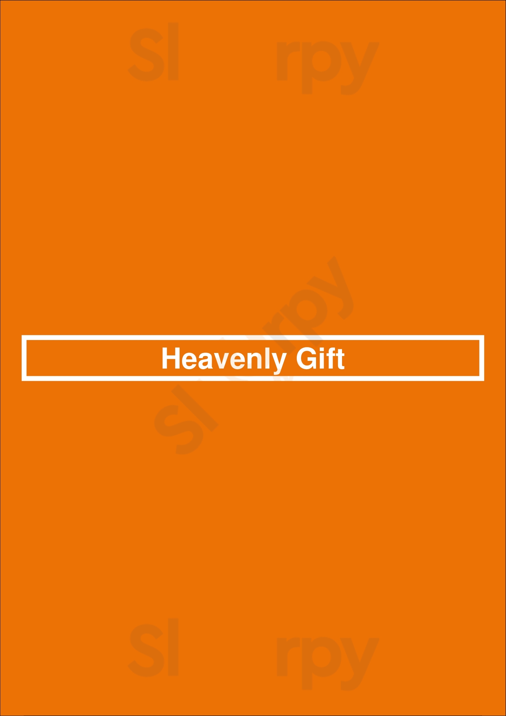 Heavenly Gift Leicester Menu - 1