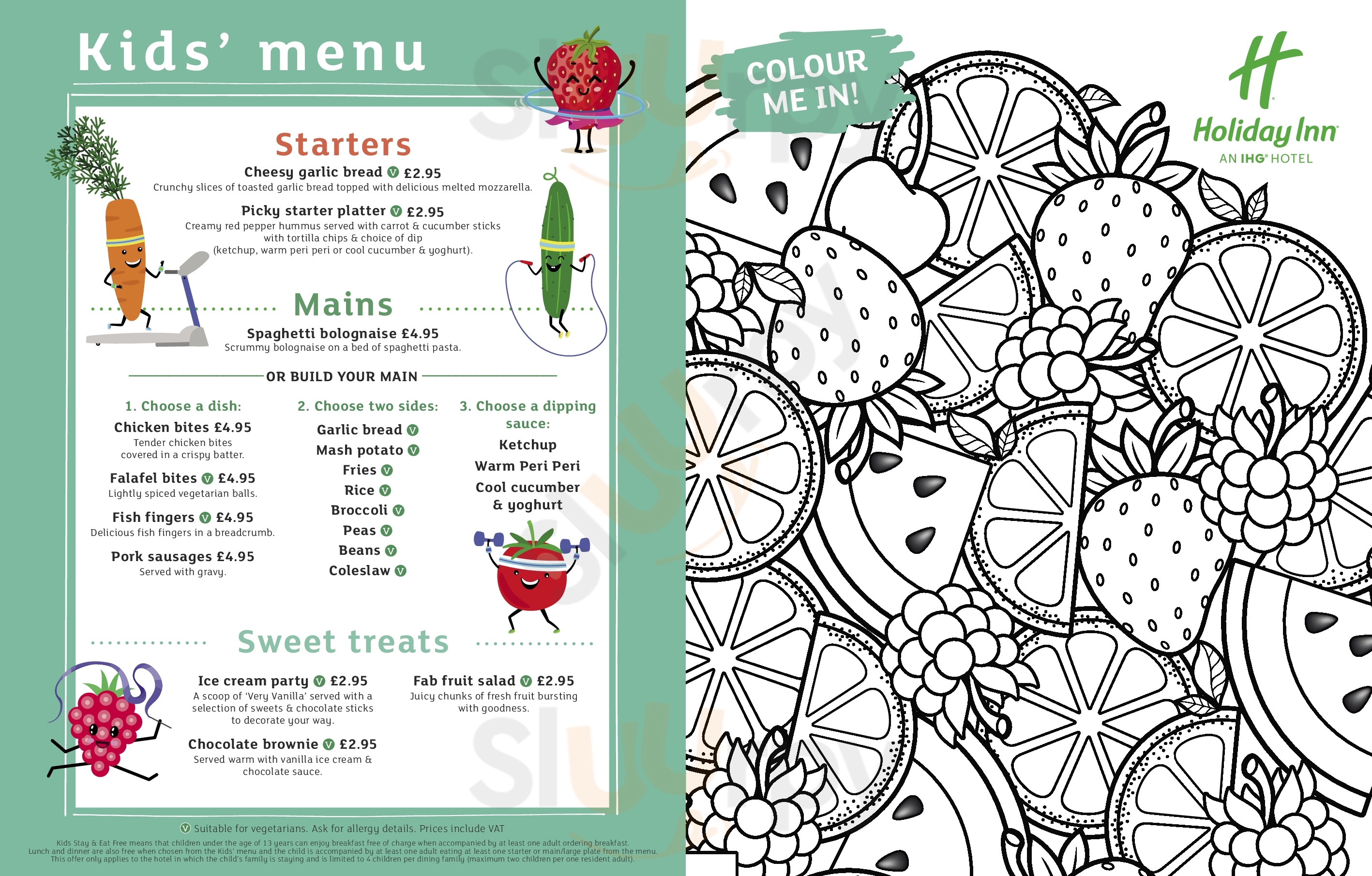 Main Menu - Holiday Inn