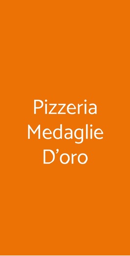 Pizza Medaglie D'oro, Cuneo