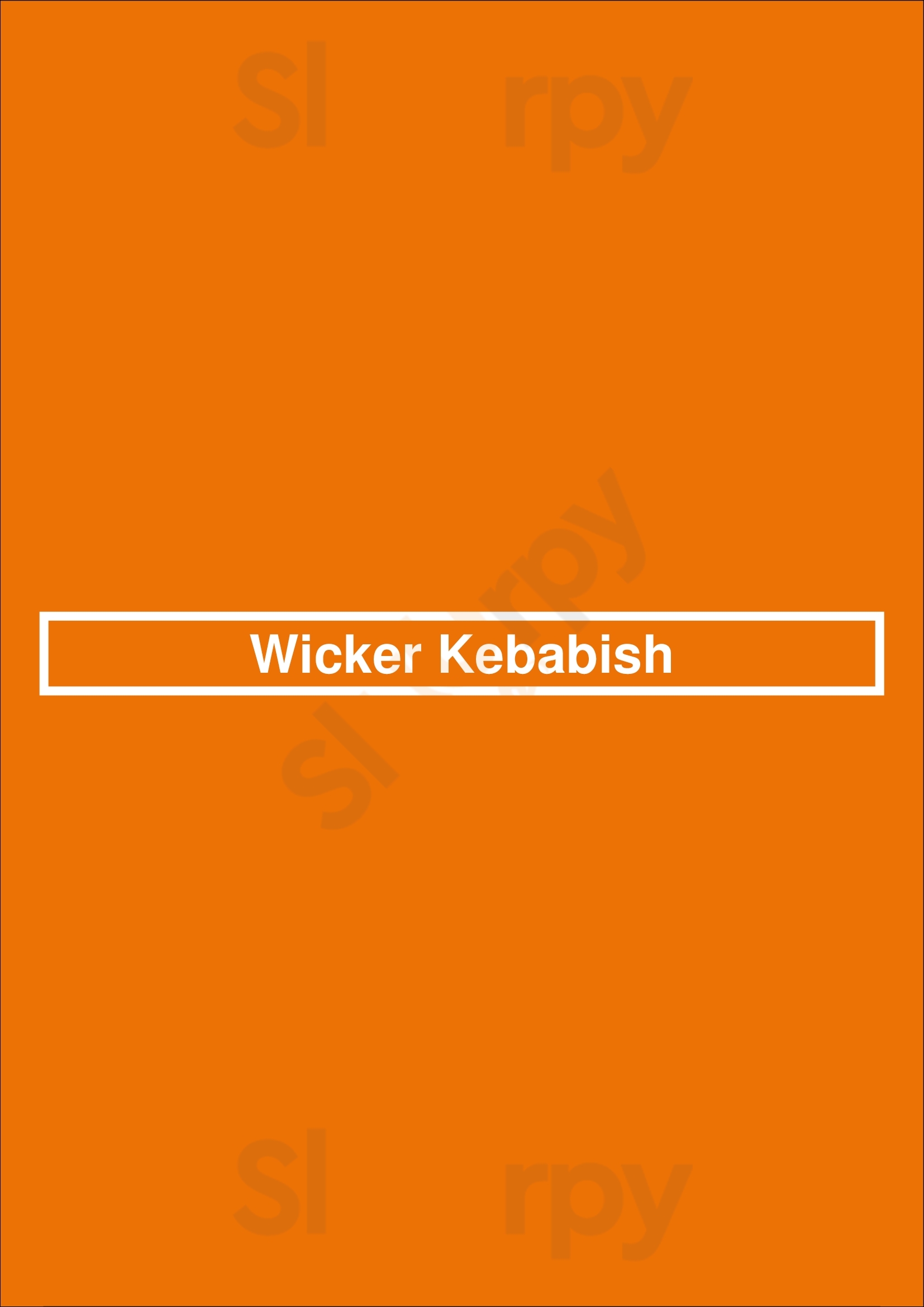 Wicker Kebabish Sheffield Menu - 1