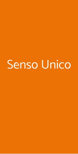 Senso Unico, Rivoli