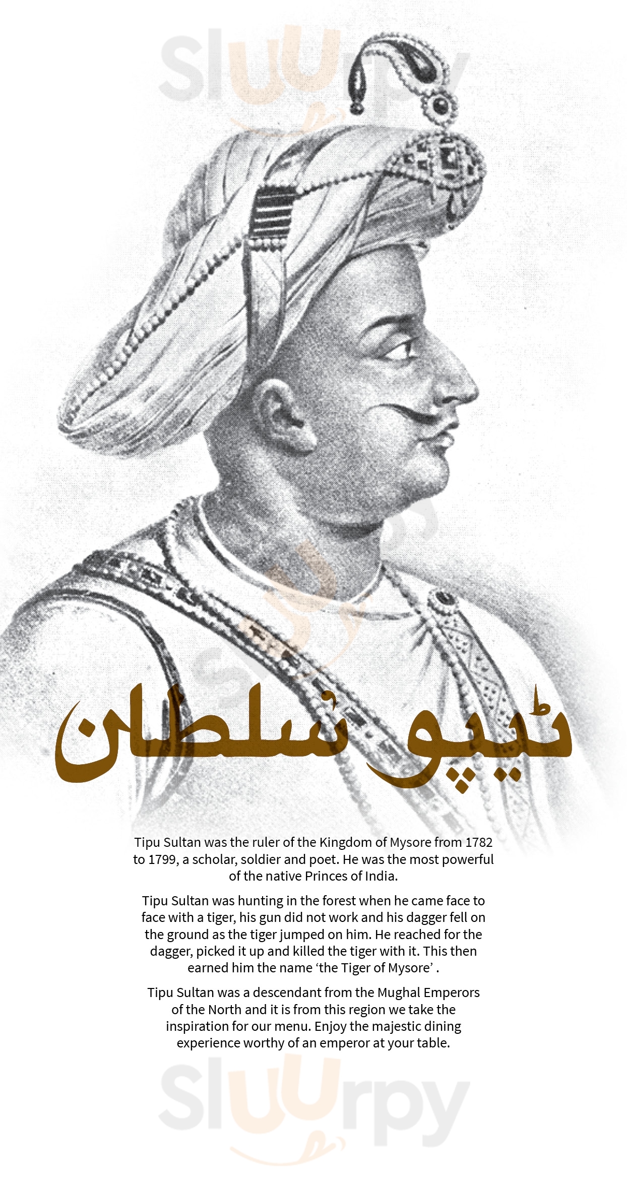 Sultan Of India Birmingham Menu - 1