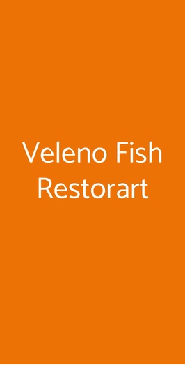 Veleno Osteria Del Mare, Barletta