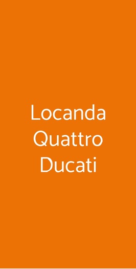 Locanda Quattro Ducati, Trani