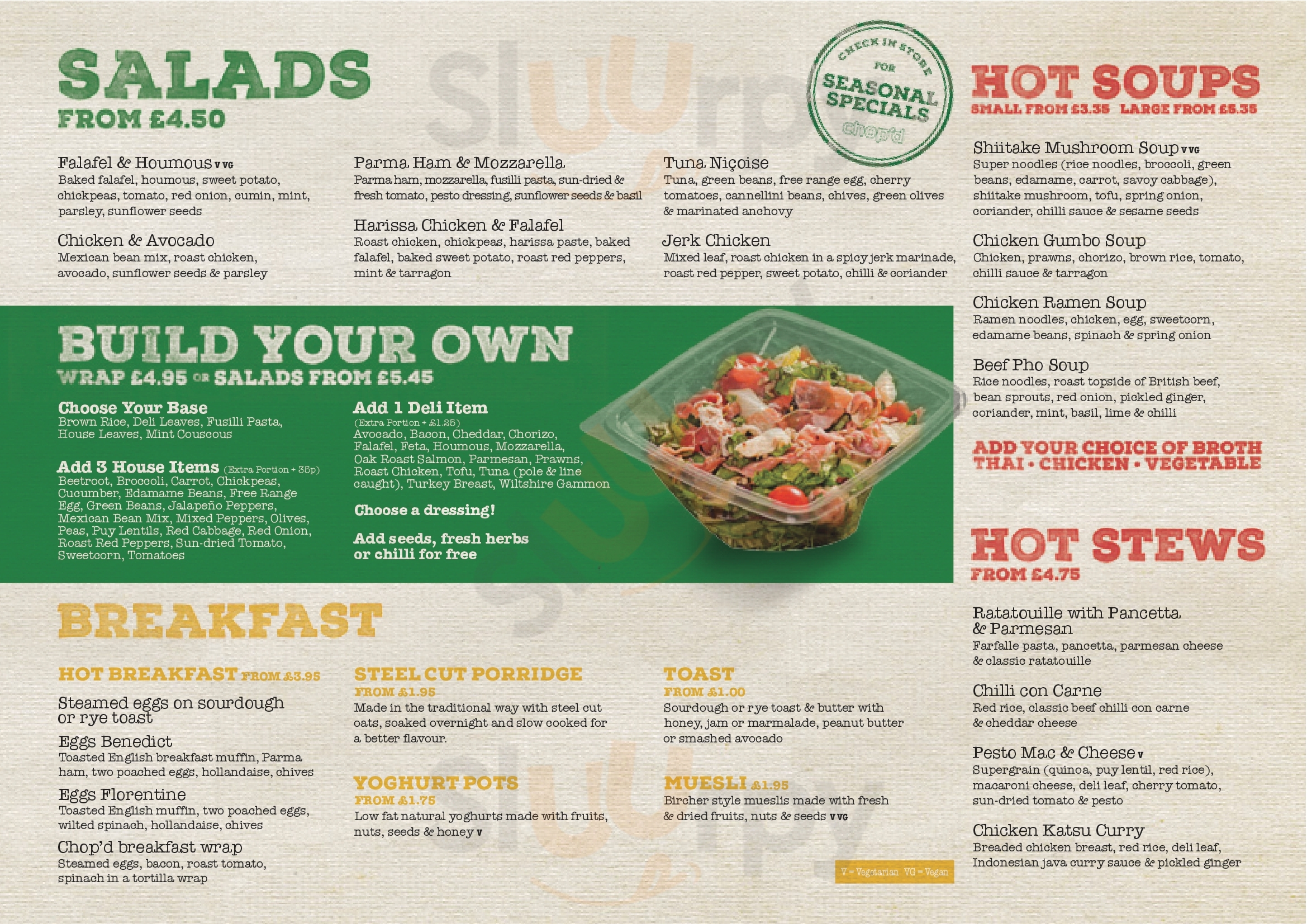 Main Menu - Chop'd Cross Street