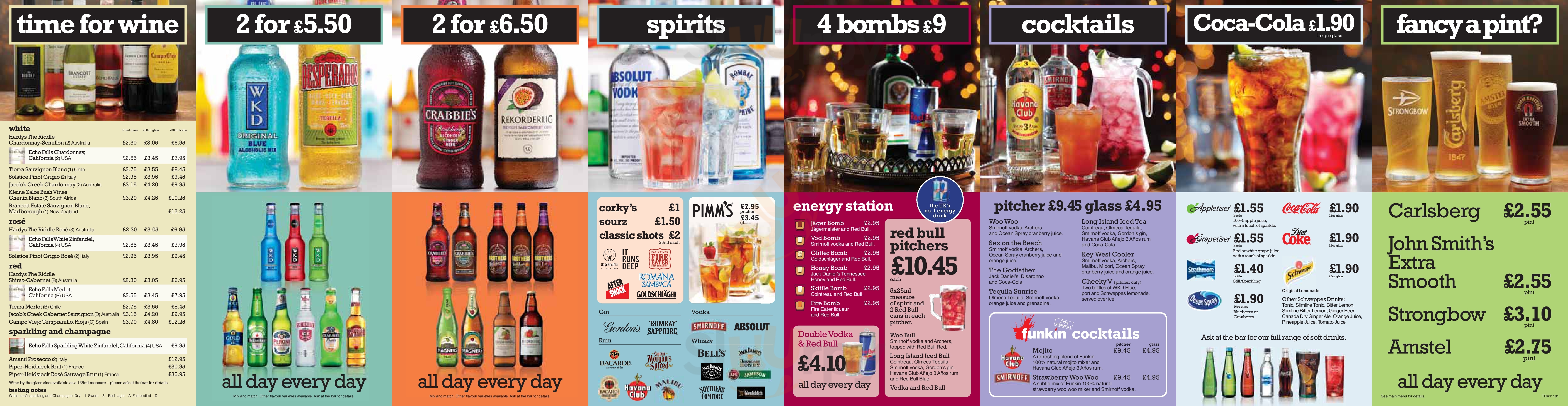 Main Menu - The Horse And Trumpet