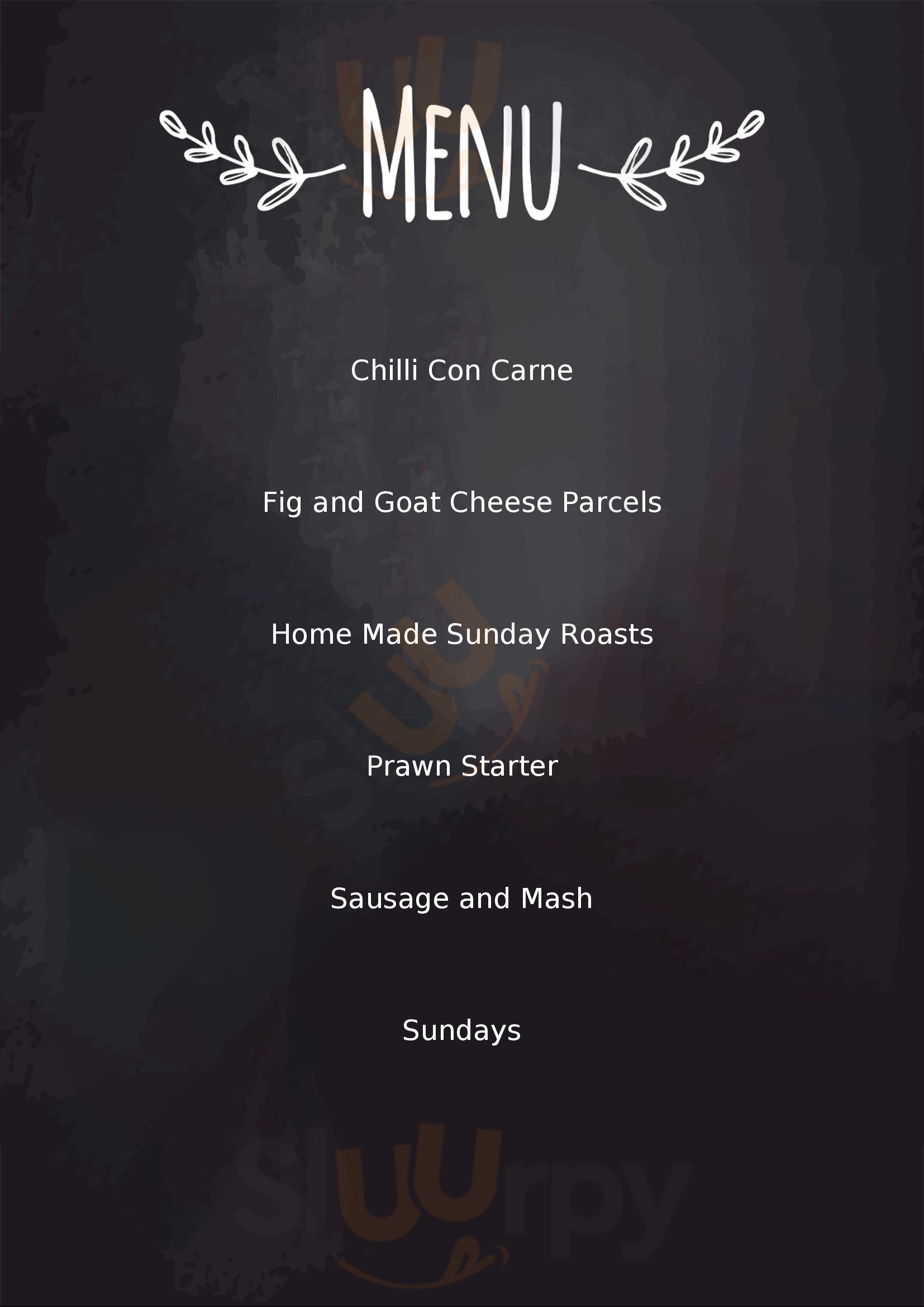Menu Fuudies - The Greyhound