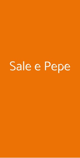 Pizzeria Sale E Pepe, Altamura