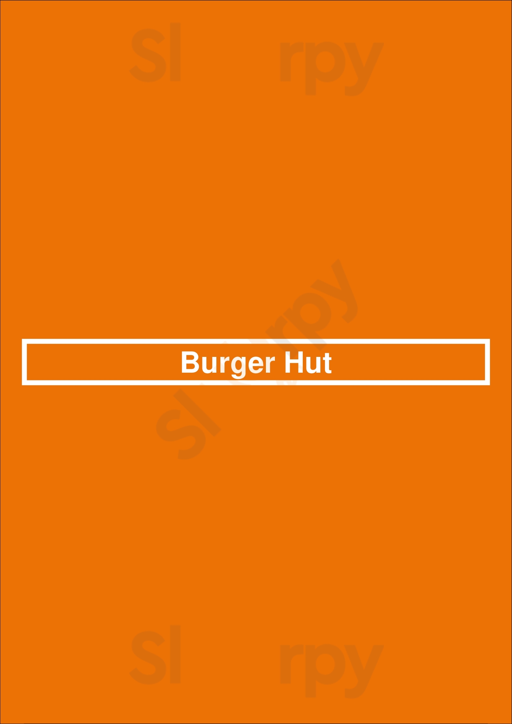 Burger Hut Birmingham Menu - 1