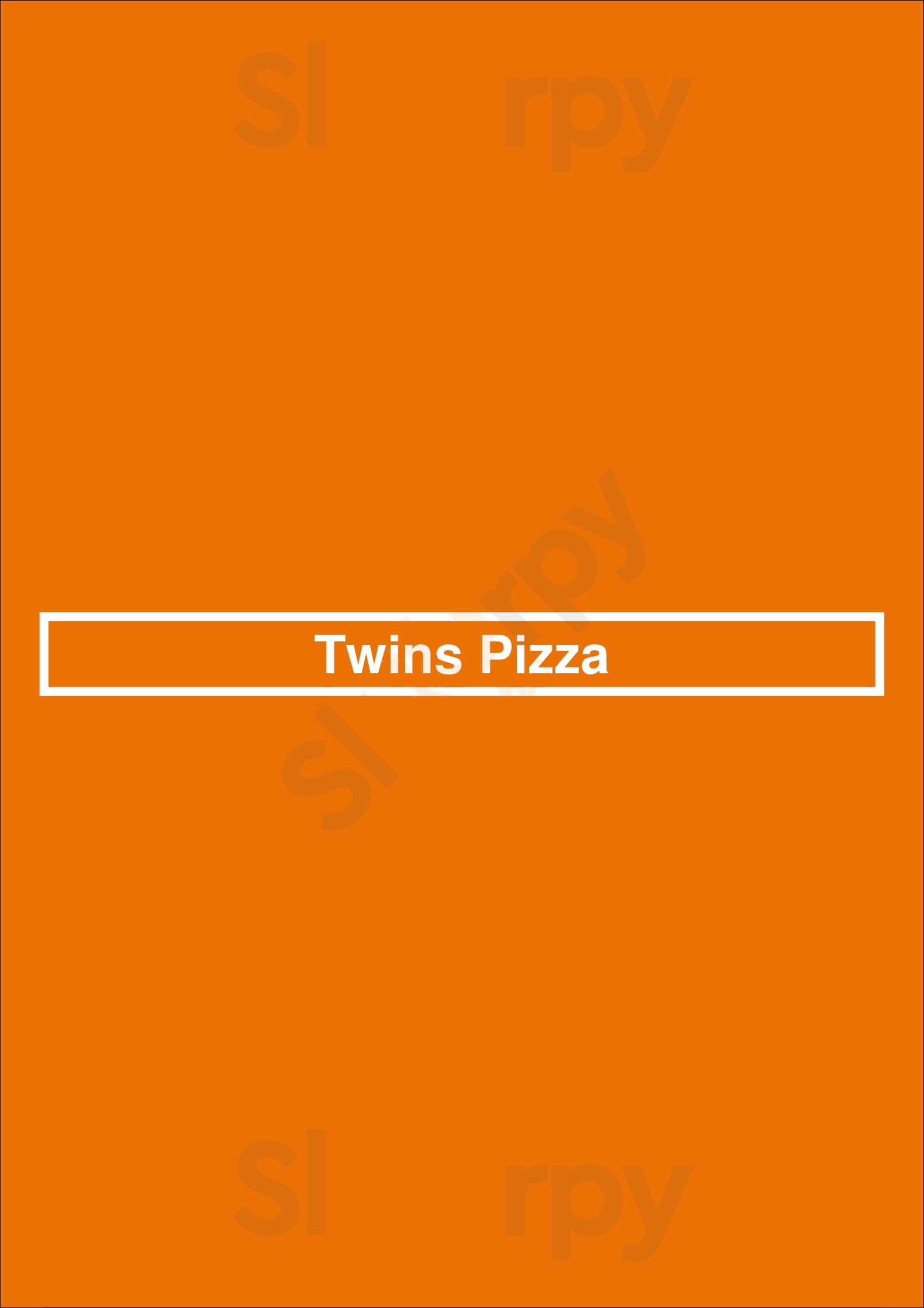 Twins Pizza Manchester Menu - 1