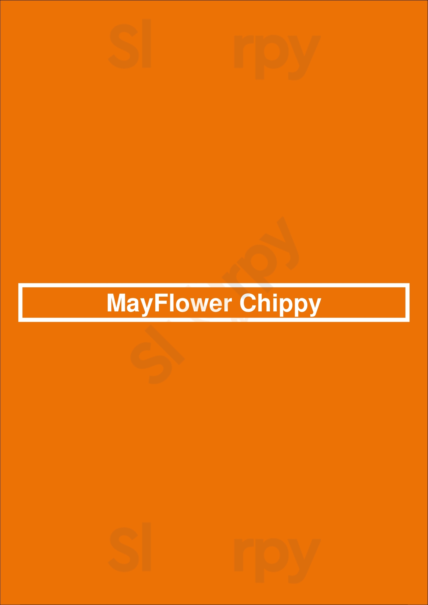 Mayflower Chippy Thorne Menu - 1