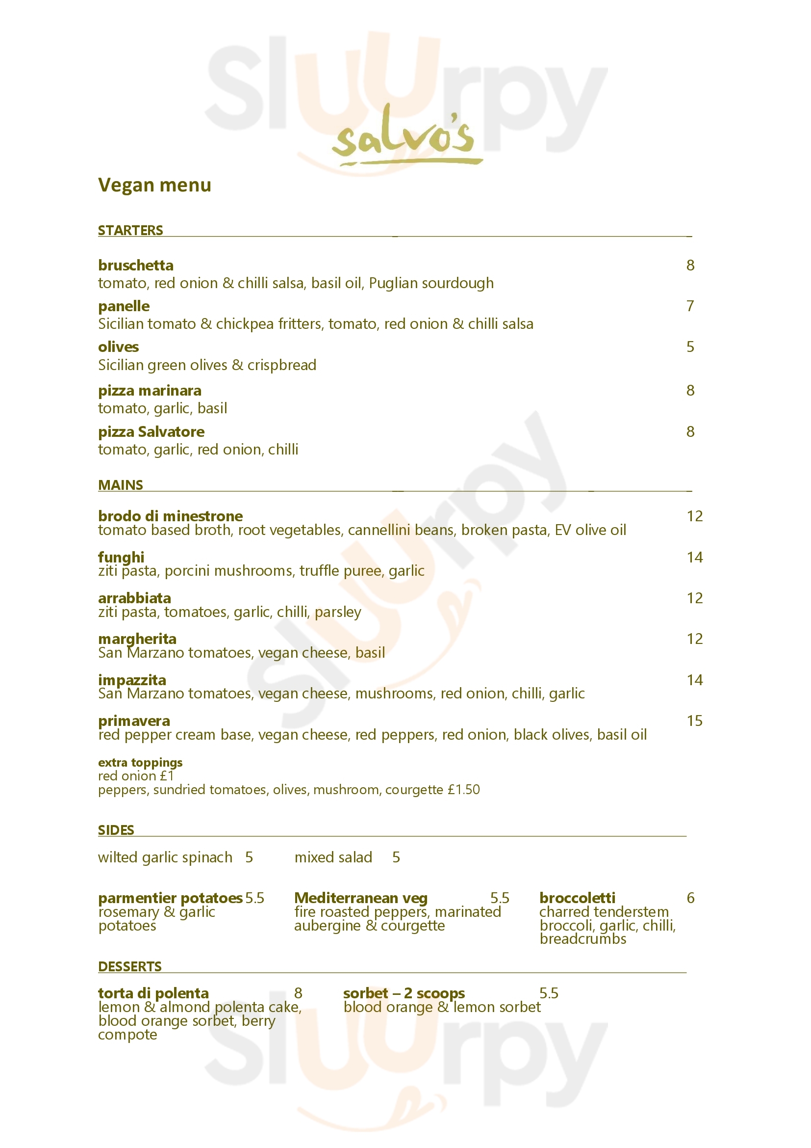 Alter Ego Leeds Menu - 1