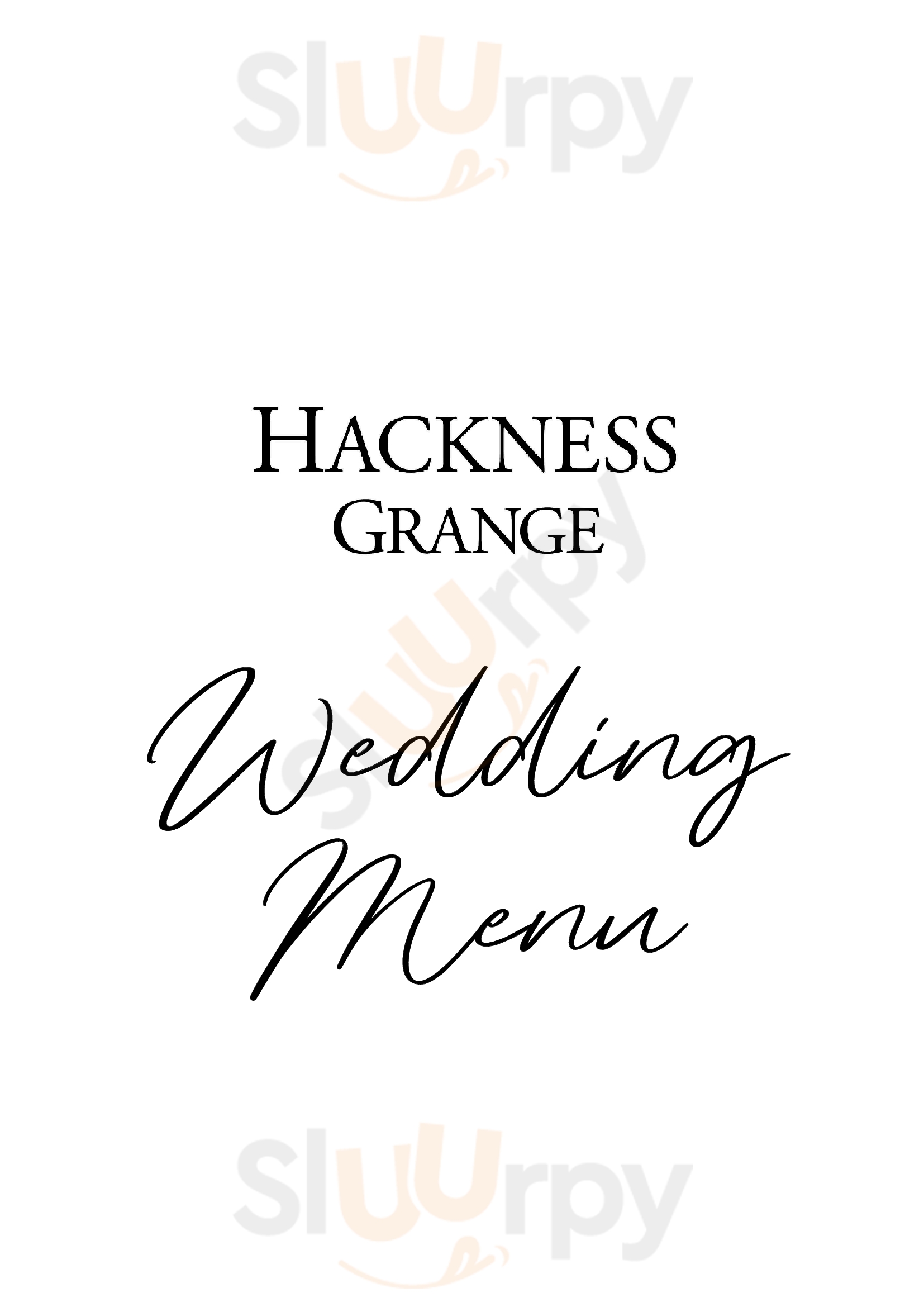 Main Menu - Derwent Restaurant