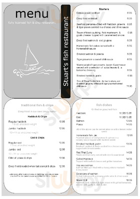 Stuarts Driffield menu