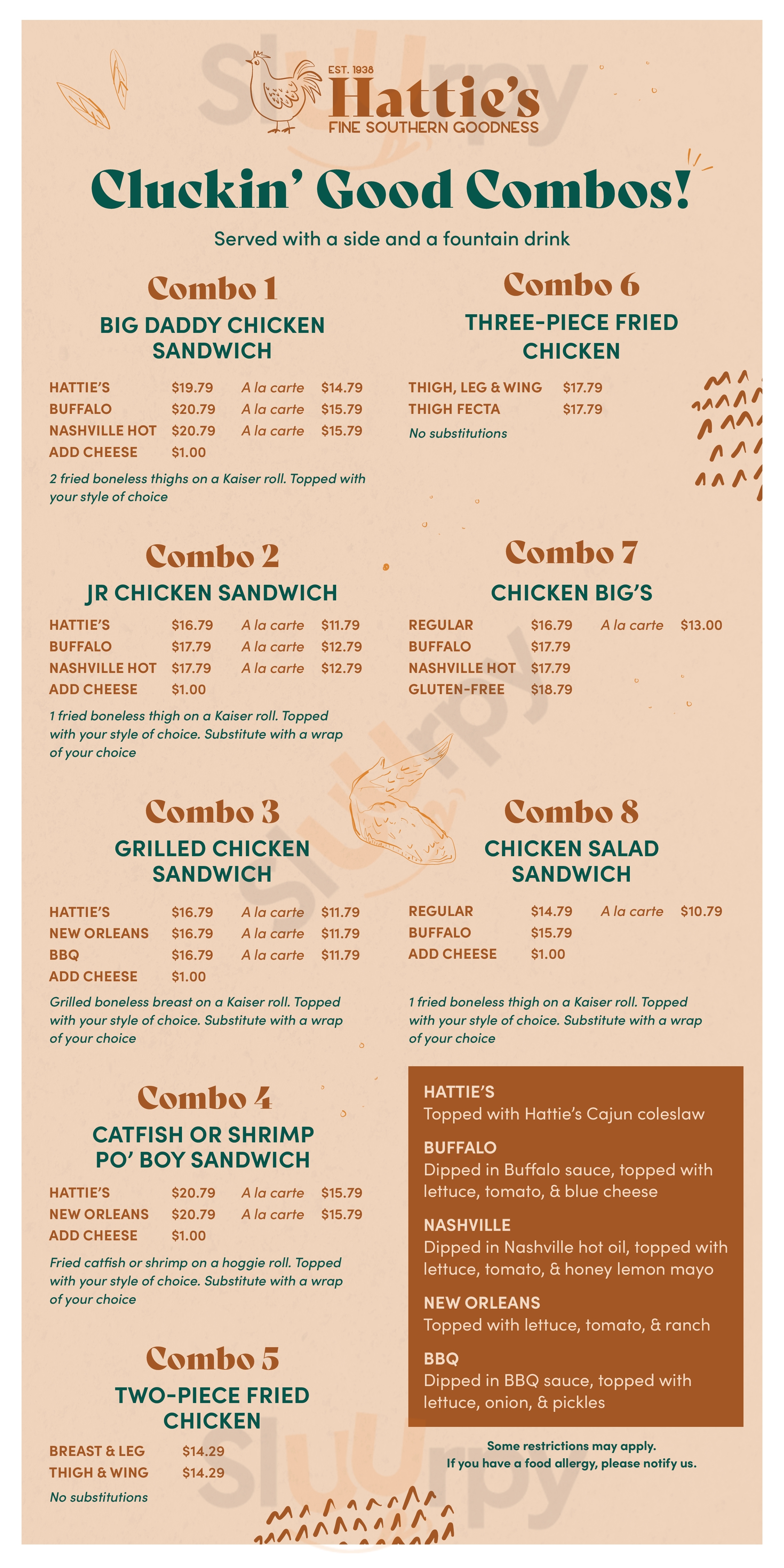 Hatties Restaurant Otley Menu - 1