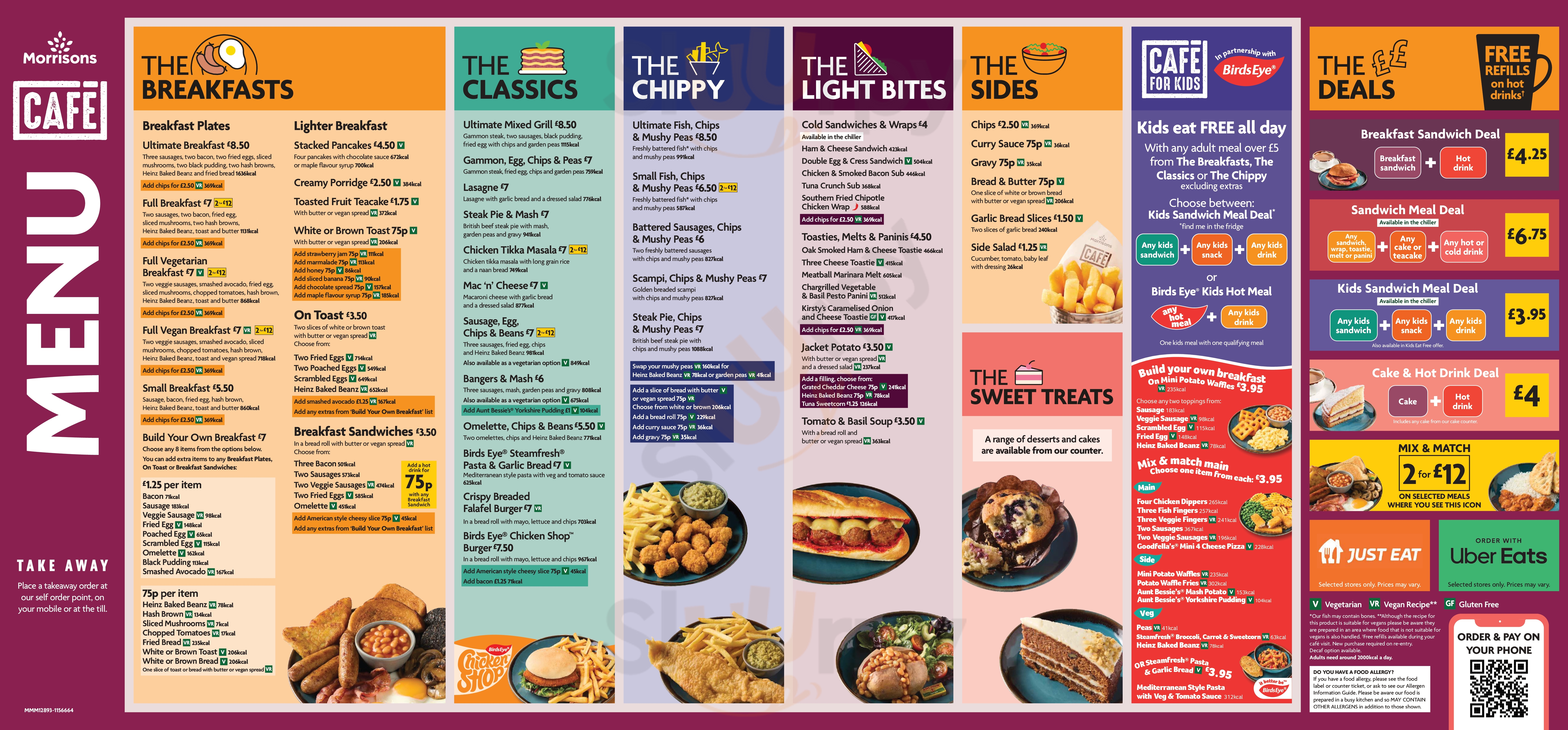 Morrisons Malton Cafe Malton Menu - 1