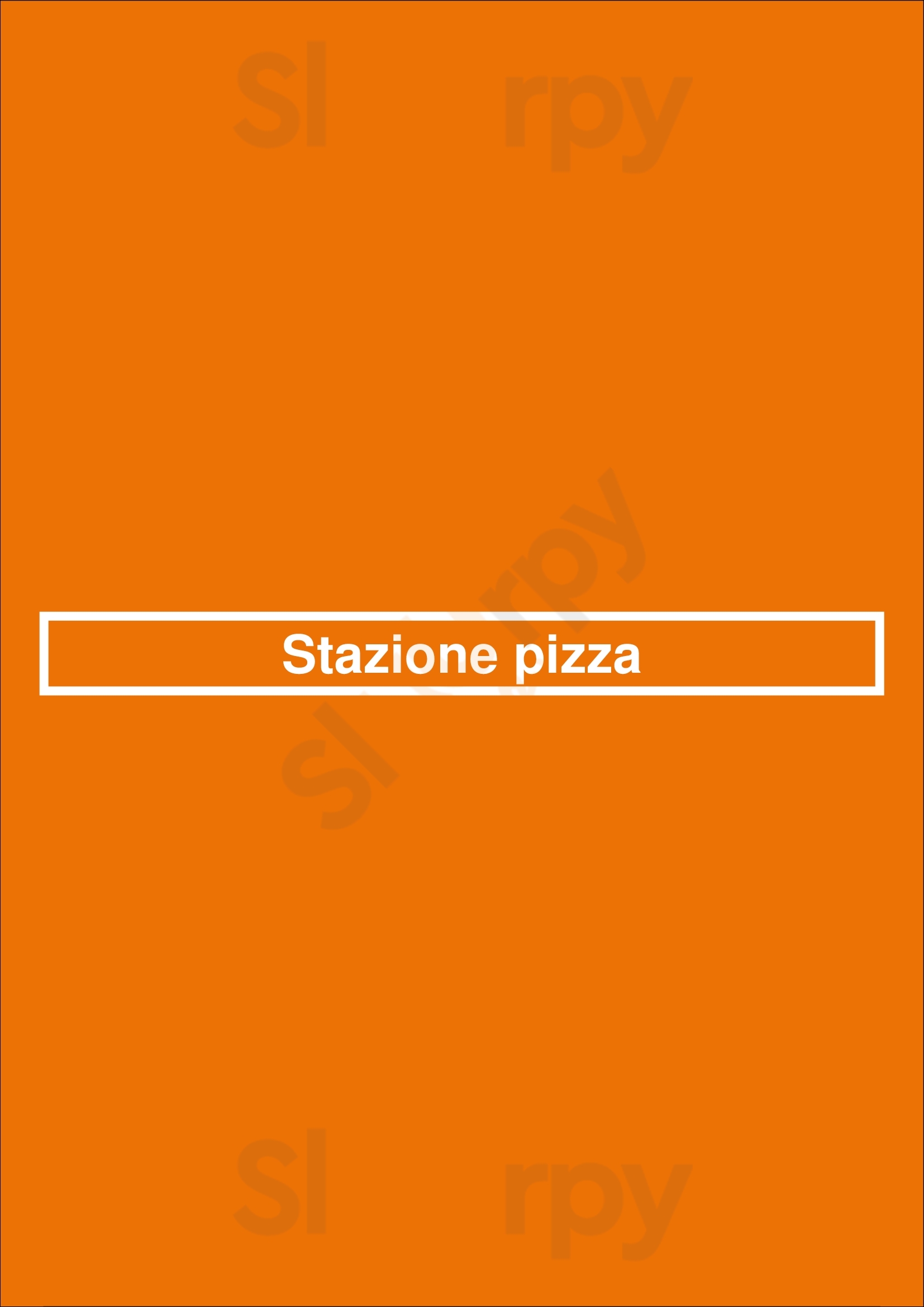 Stazione Pizza Leeds Menu - 1