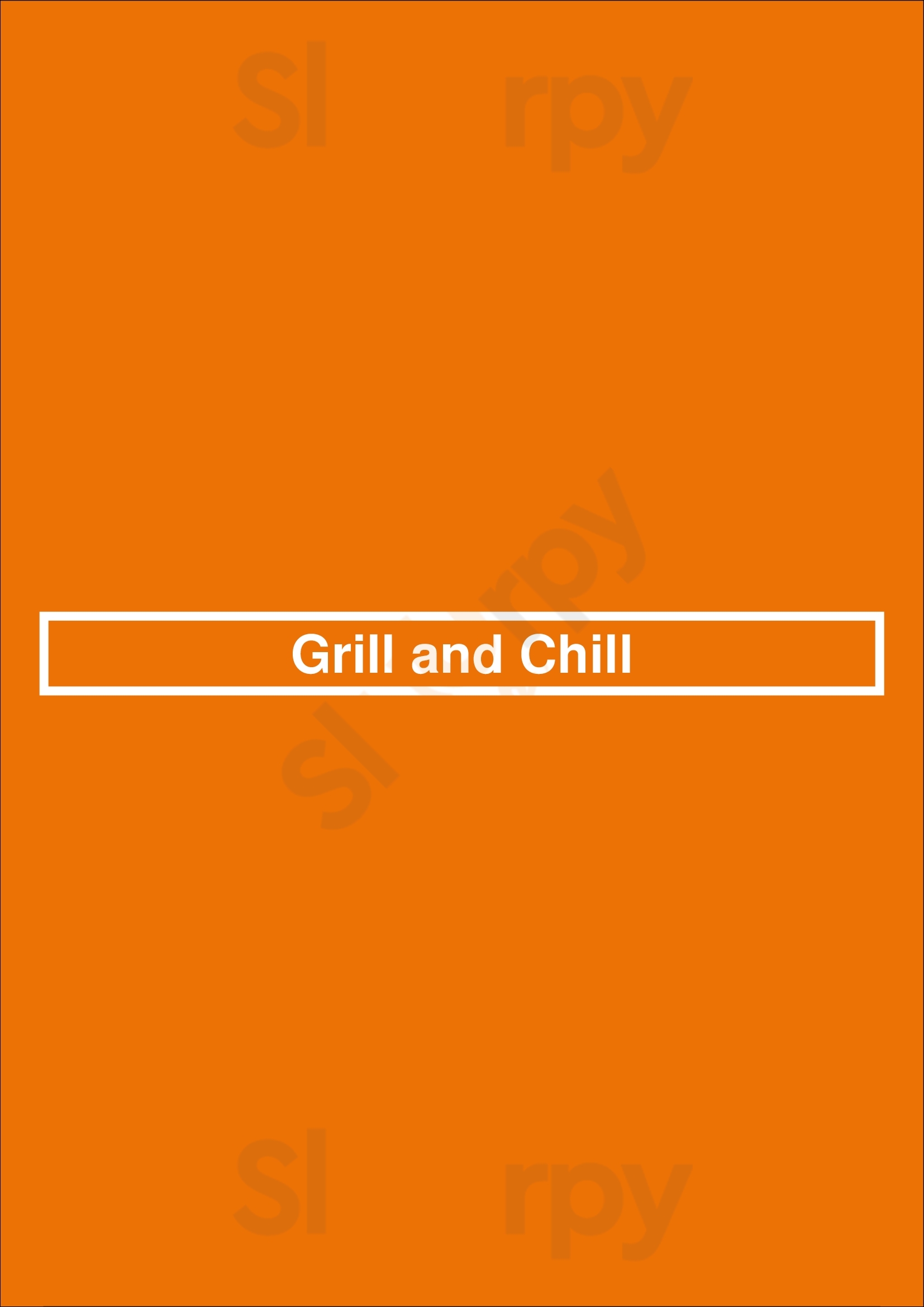Grill And Chill Bradford Menu - 1