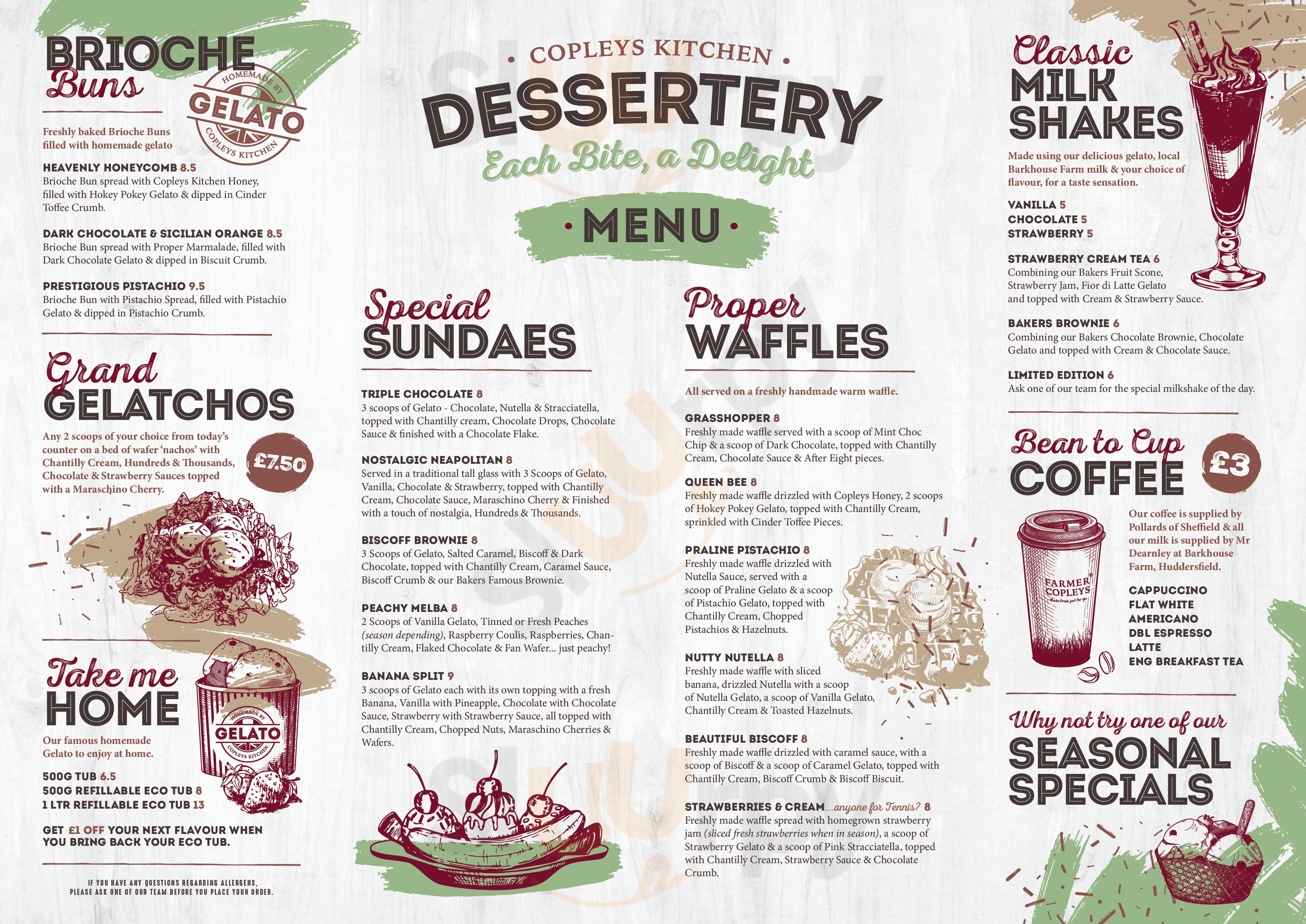 Main Menu - Tea Shop