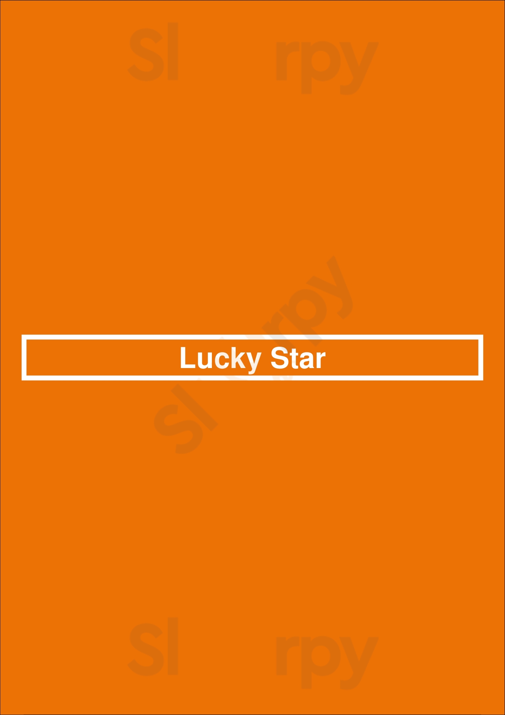 Lucky Star Leeds Menu - 1