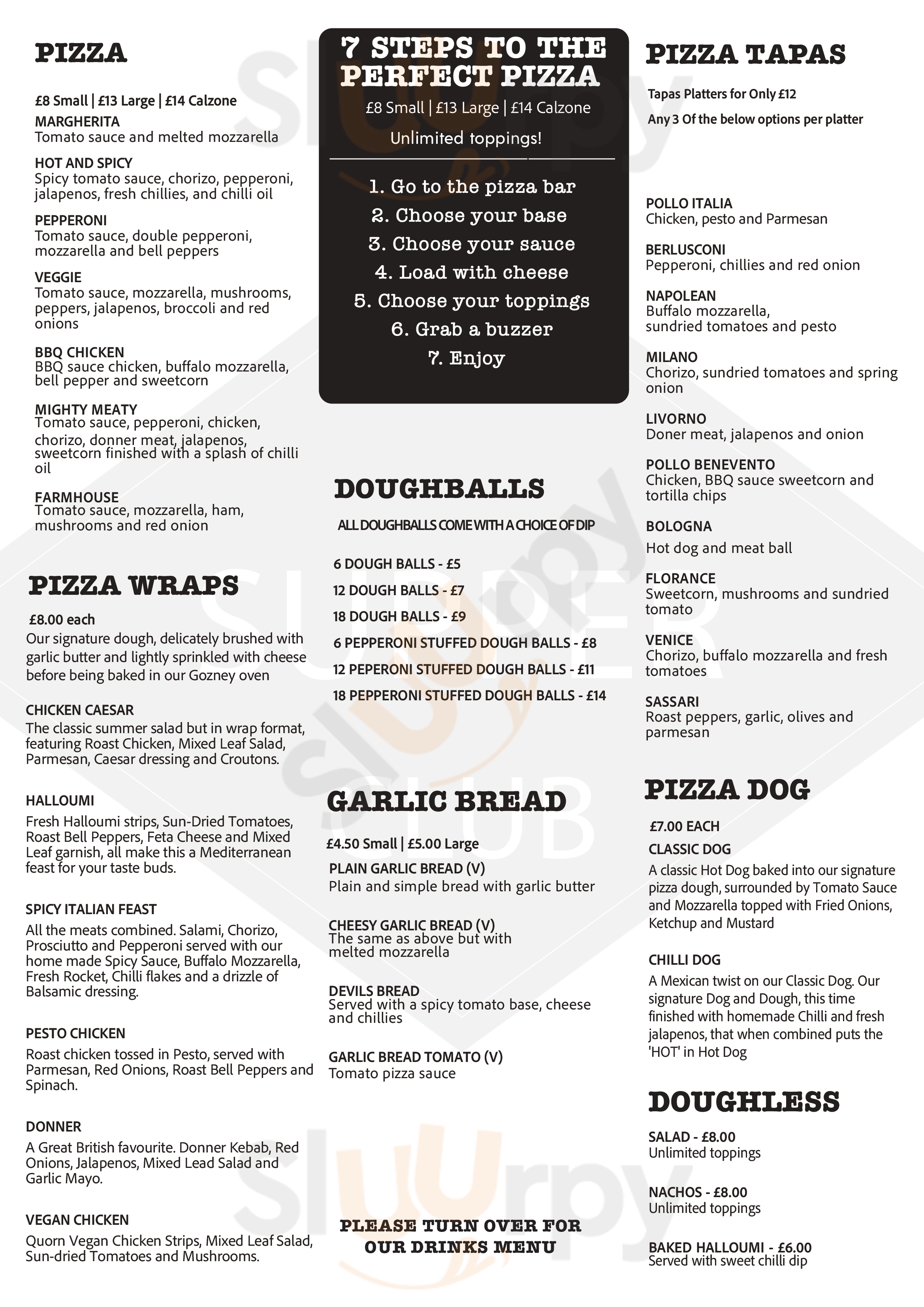 Main Menu - Bella Pizza