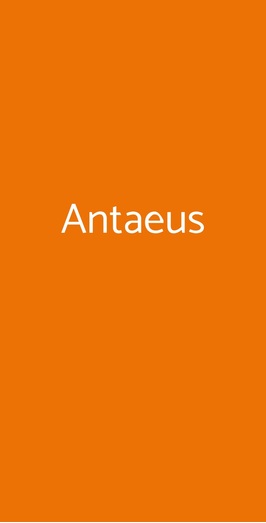 Ristorante Antaeus, Bacoli
