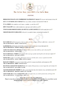 The Cellar Door Durham Menu prices restaurant rating