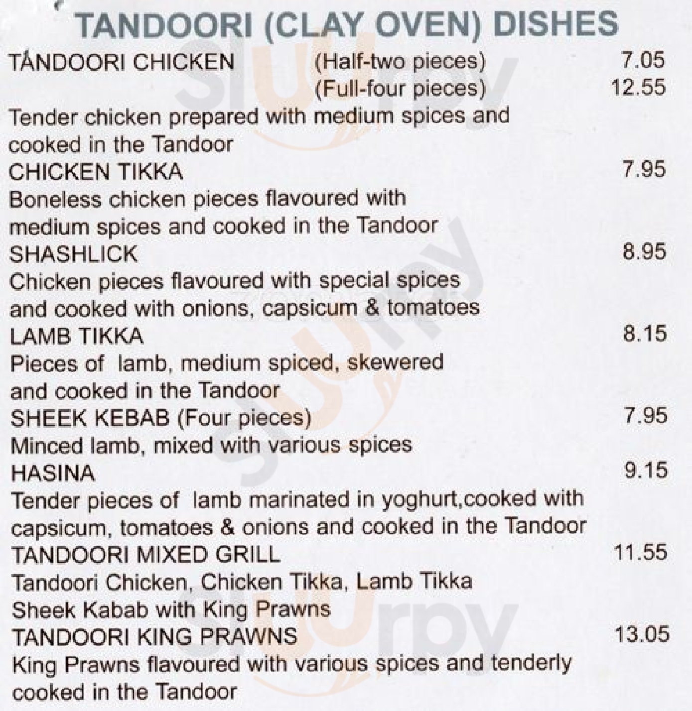Monty's Nepalese Cuisine Kingston upon Thames Menu - 1