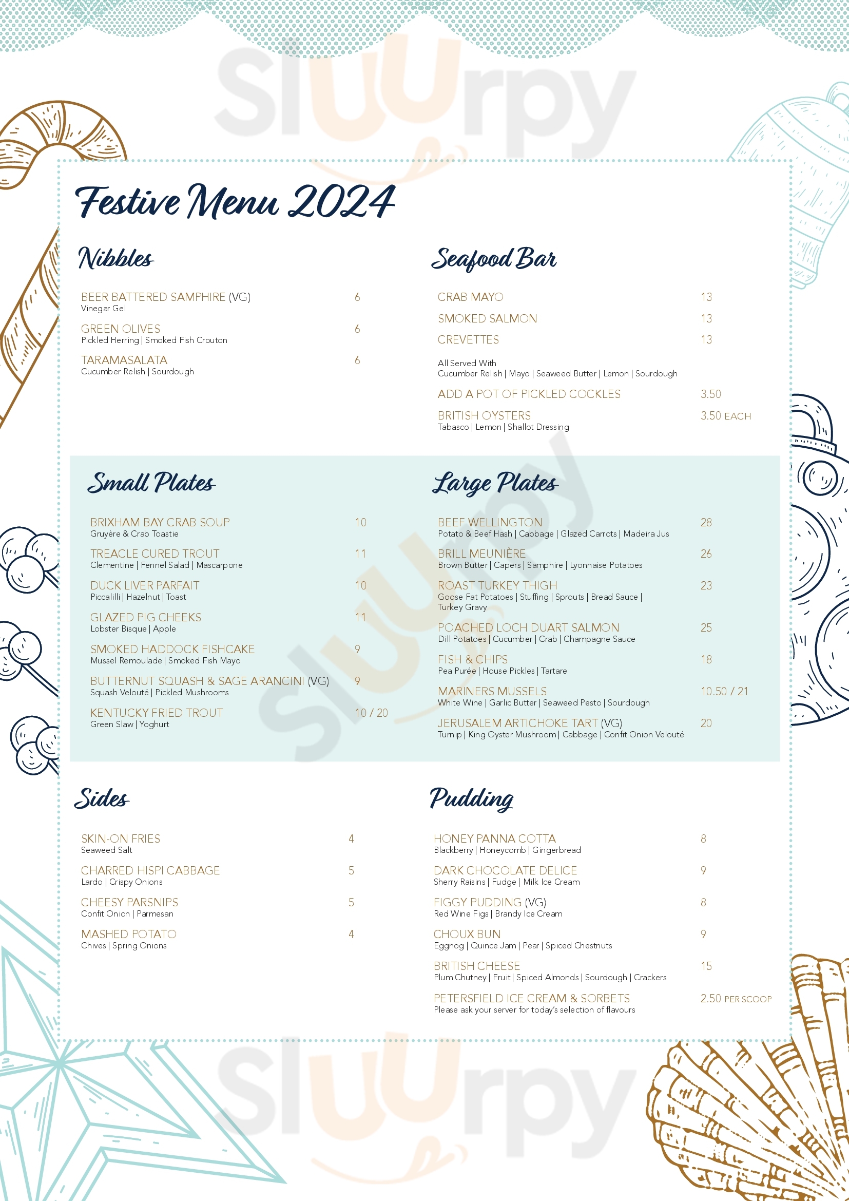Rocksbys Fish And Chip Restaurant Portsmouth Menu - 1