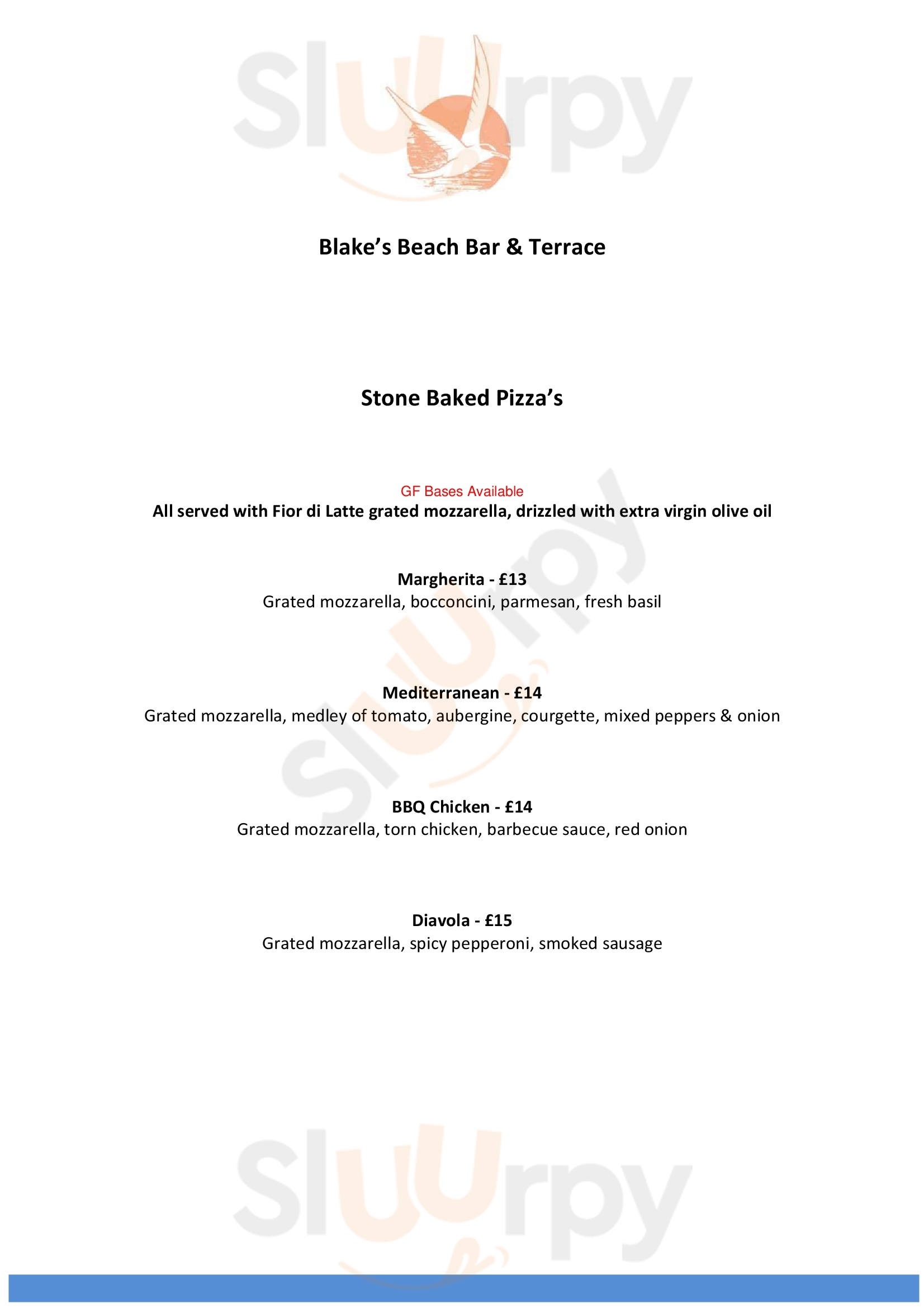 Tamarisk Restaurant Felpham Menu - 1