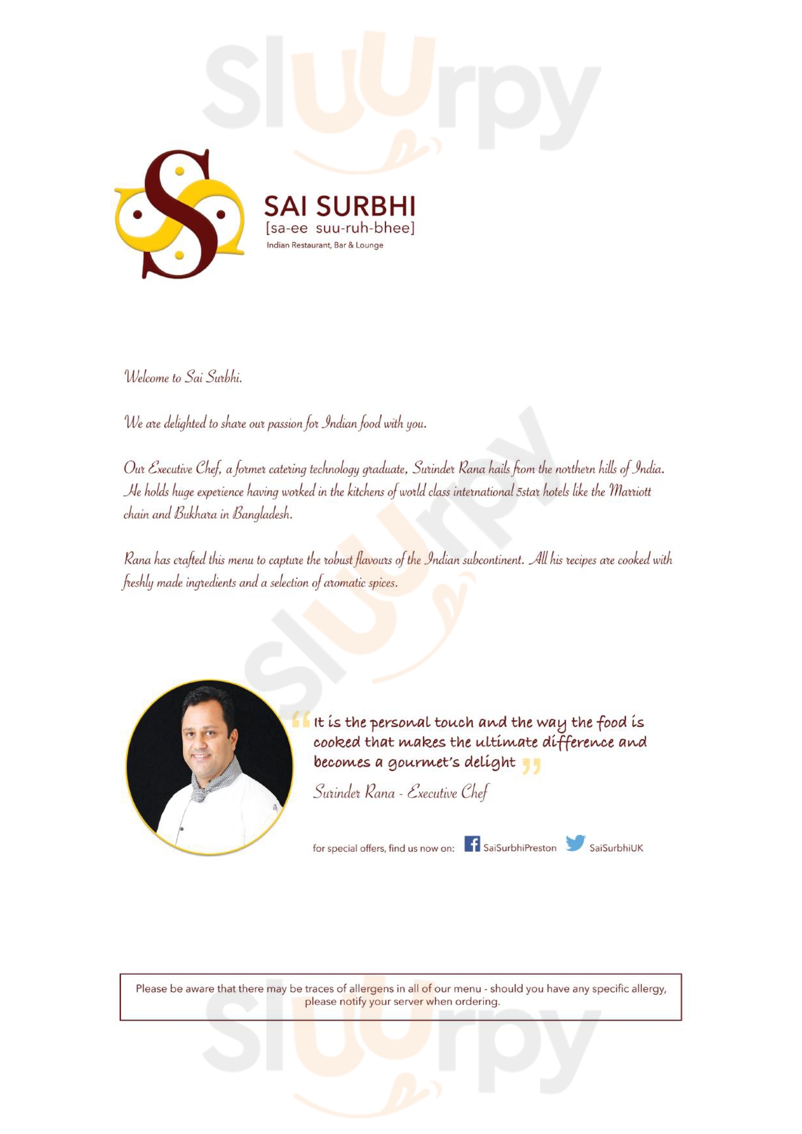 Main Menu - Sai Surbhi