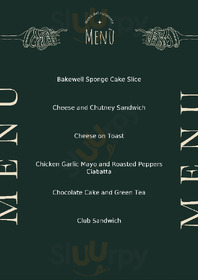 The Potting Shed Cafe menu