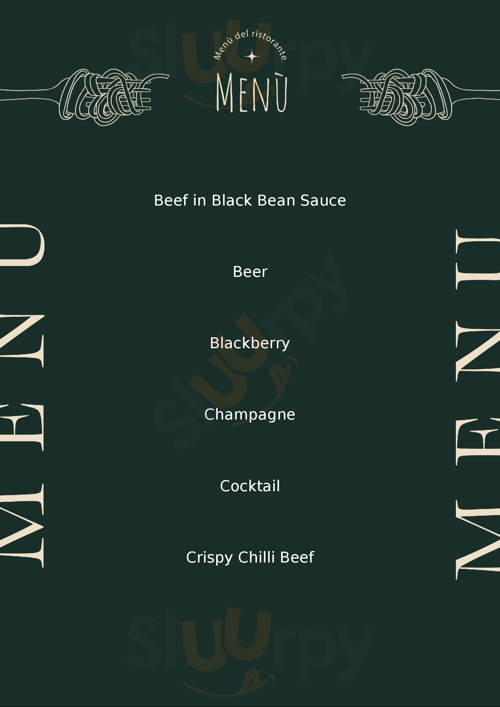 8 Manchester Whitefield Menu - 1