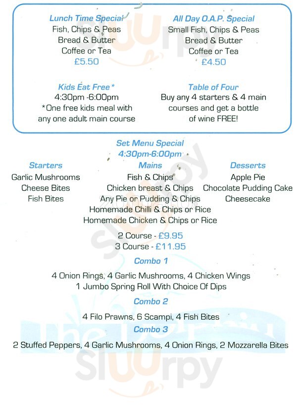 The Dolphin Stockport Menu - 1