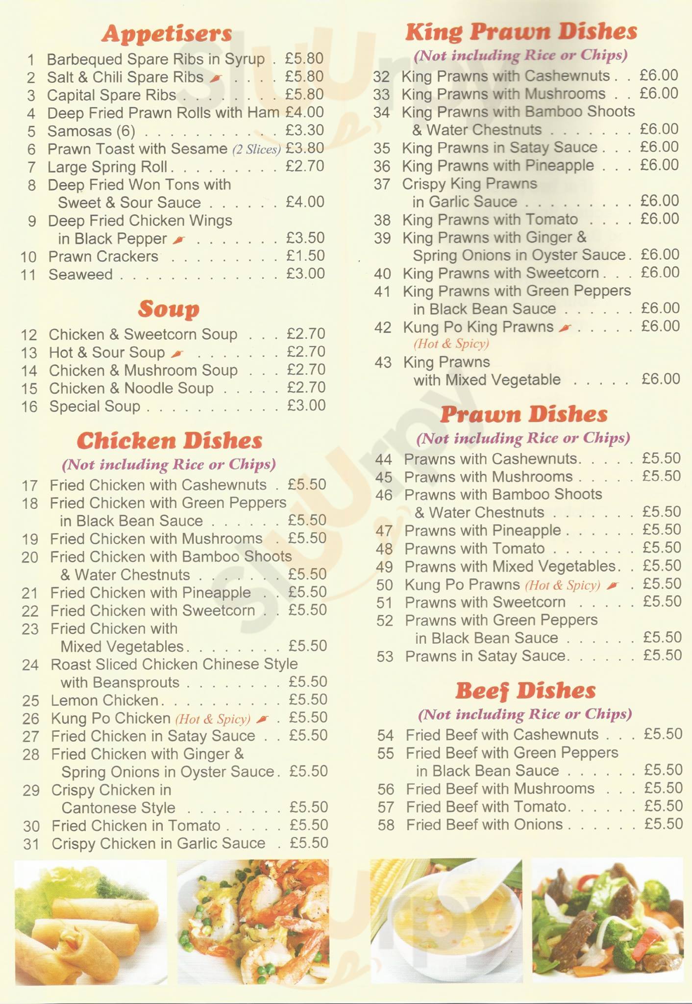 The Imperial Palace Trearddur Bay Menu - 1