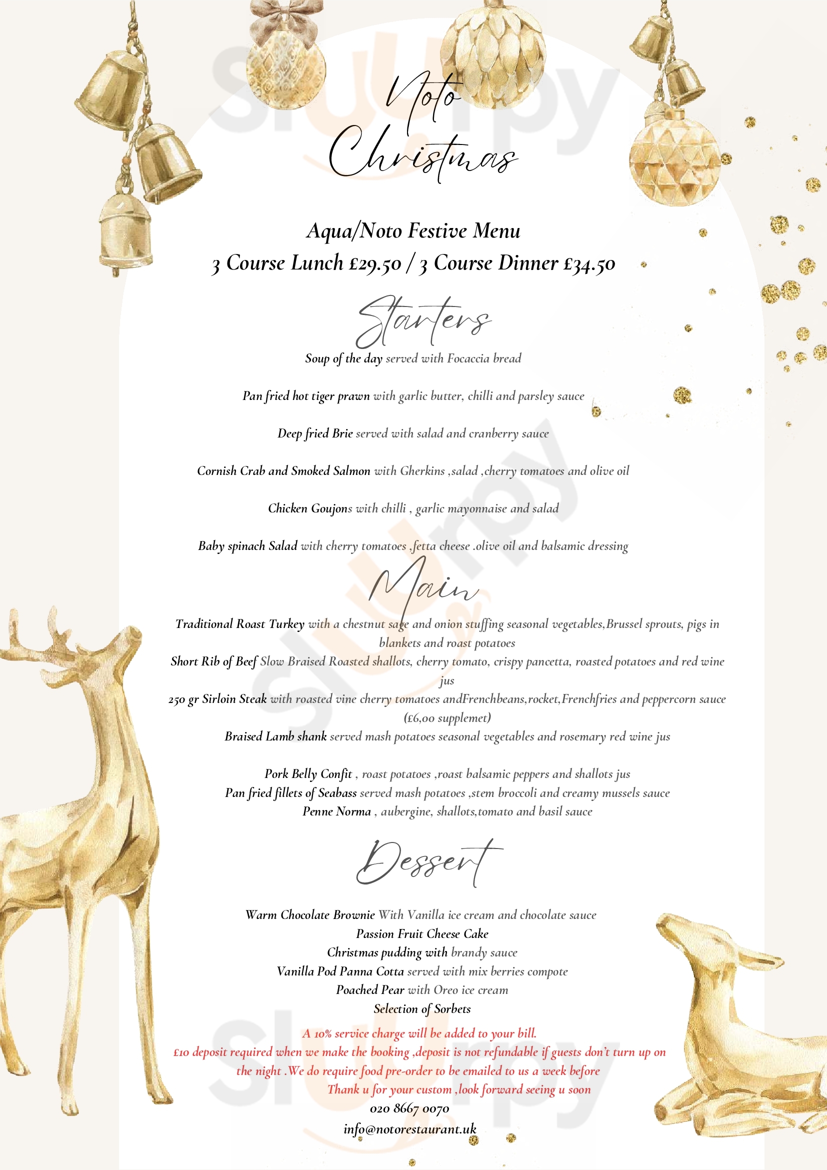 Main Menu - Meze Lounge