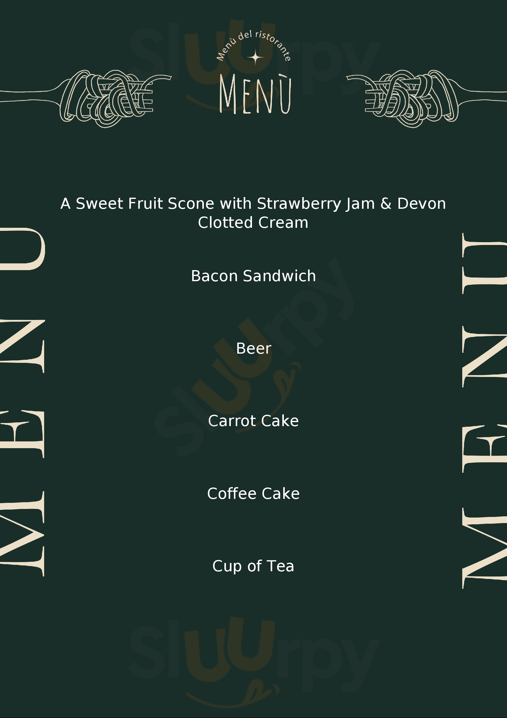 Coffee At Grants Okehampton Menu - 1