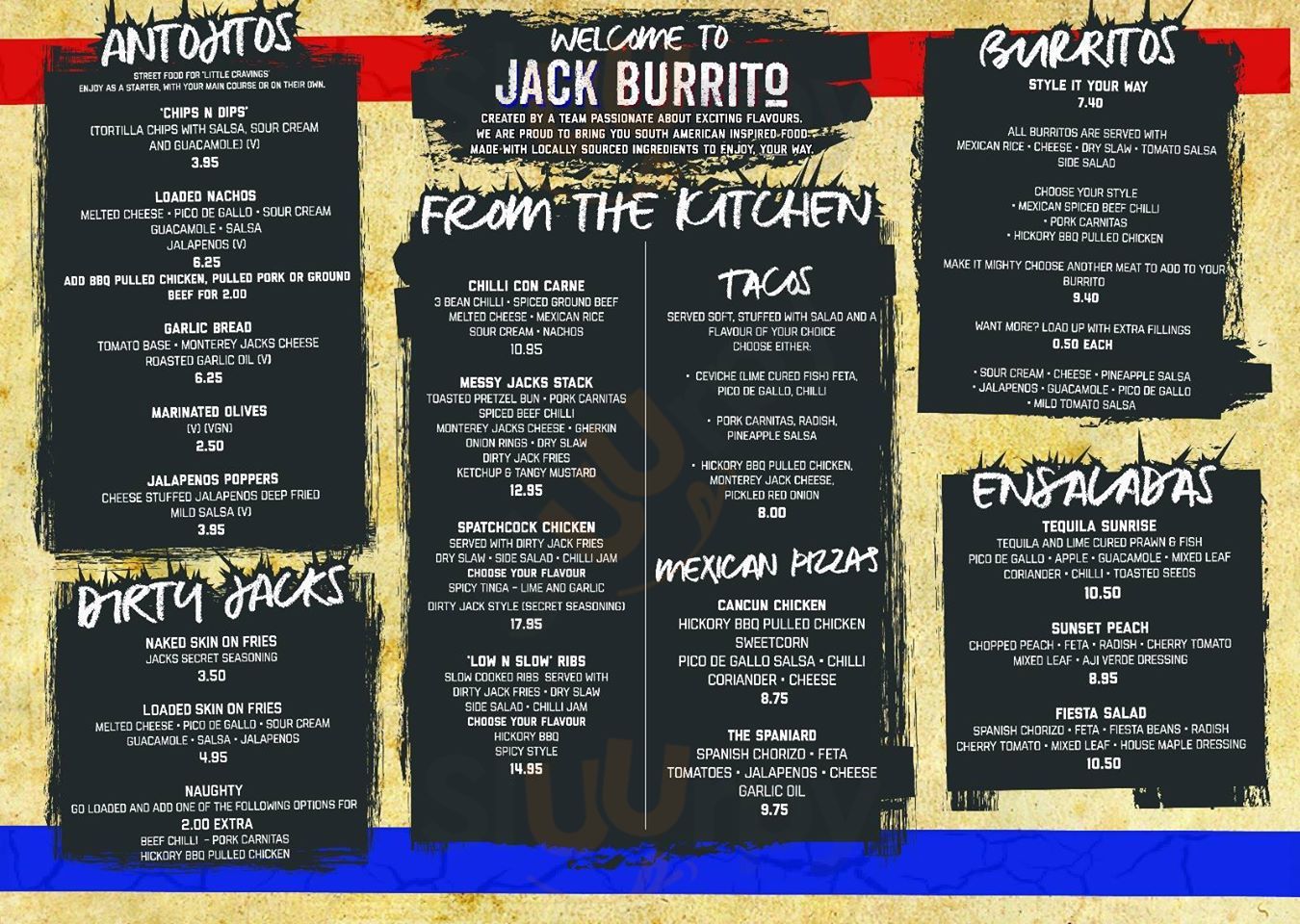 Main Menu - Jack Burrito