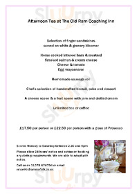 Baskervilles Hotel menu