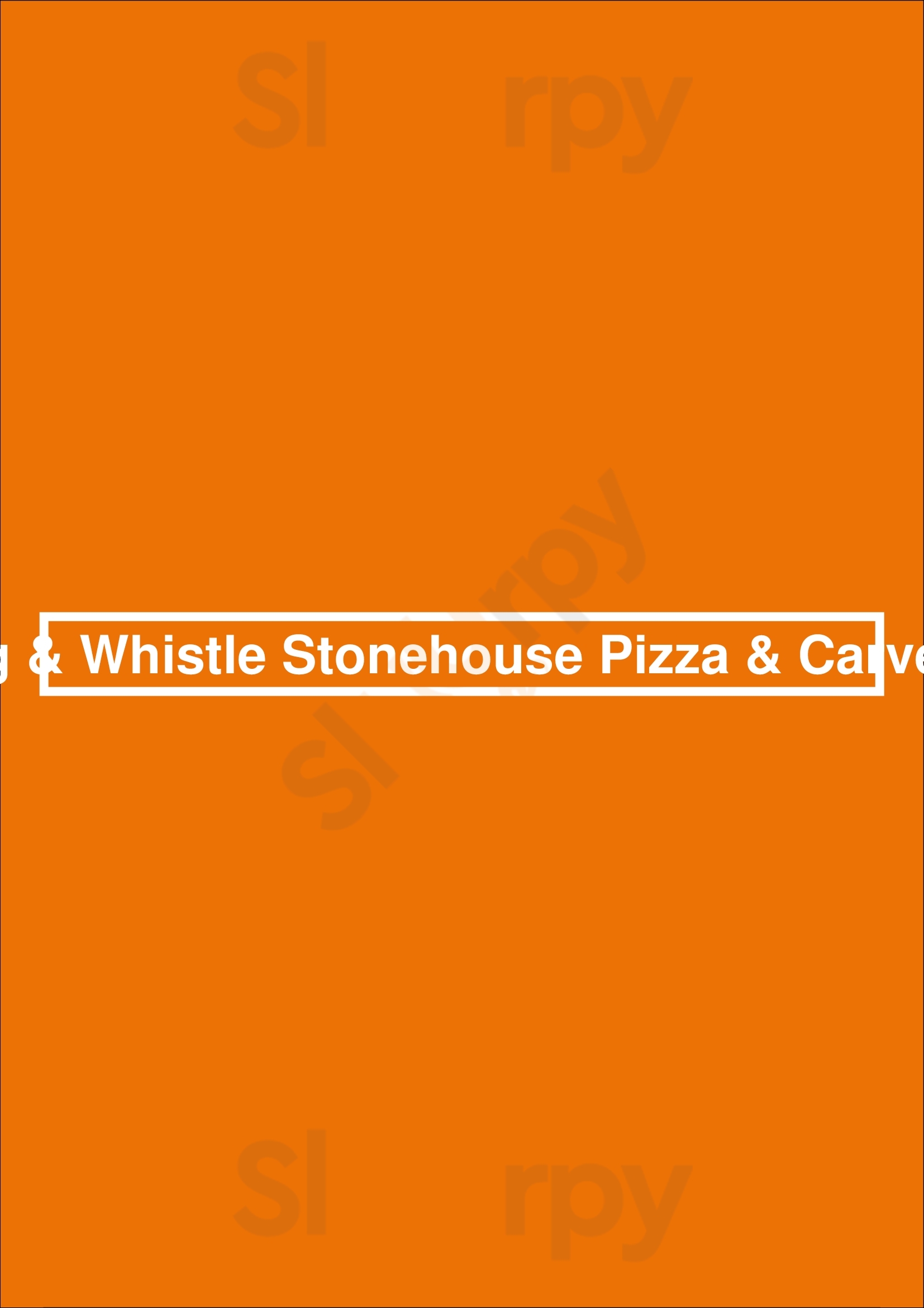 Pig & Whistle Stonehouse Pizza & Carvery Preston Menu - 1