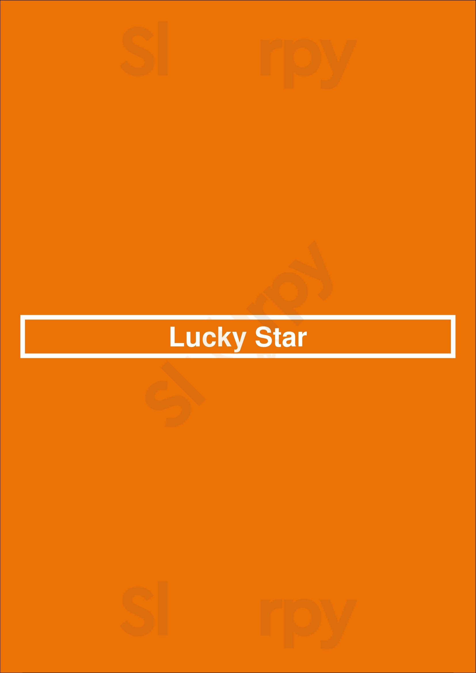 Lucky Star Coventry Menu - 1